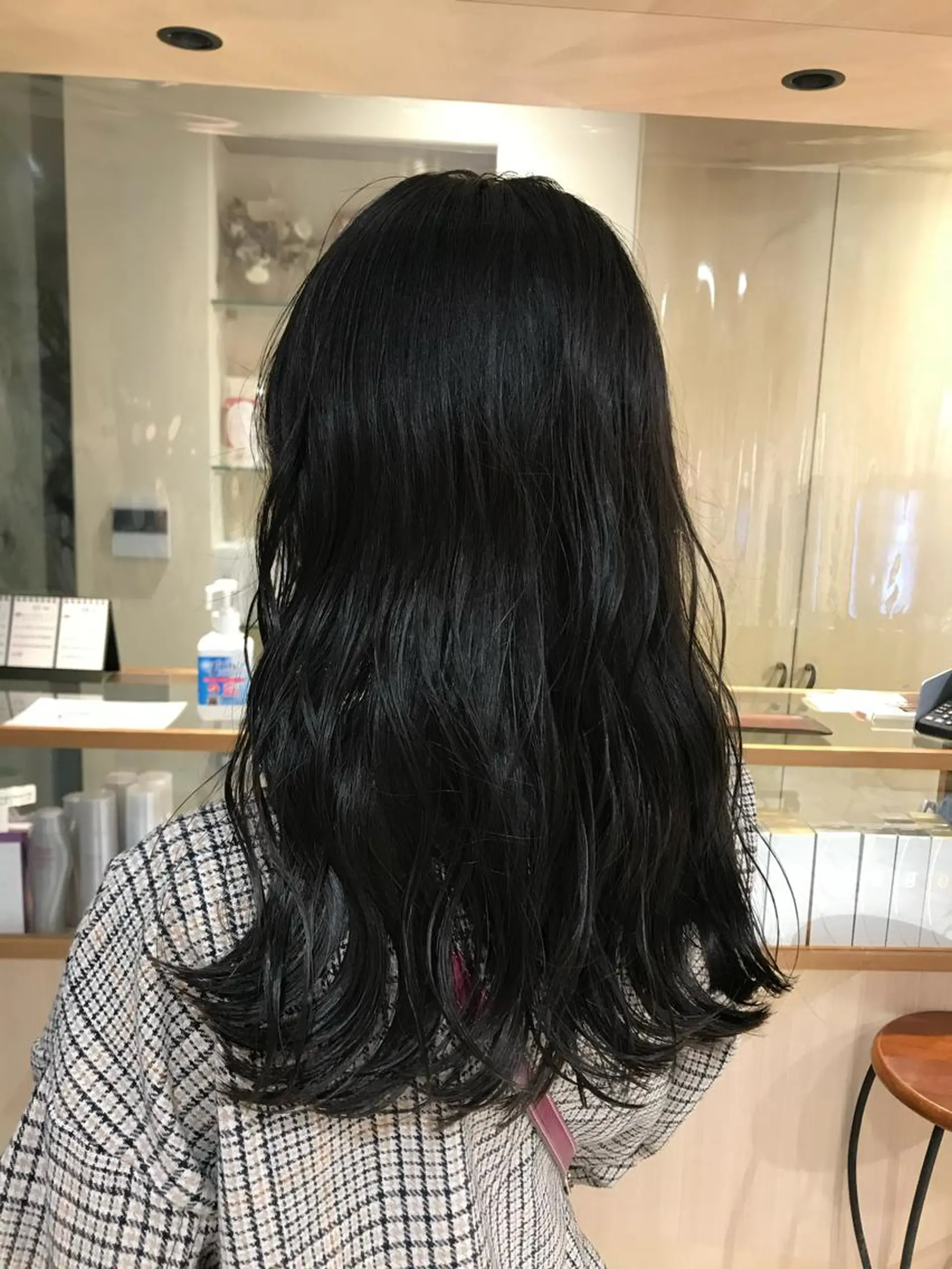 ロング カラー 三代 ゆりあのヘアスタイル