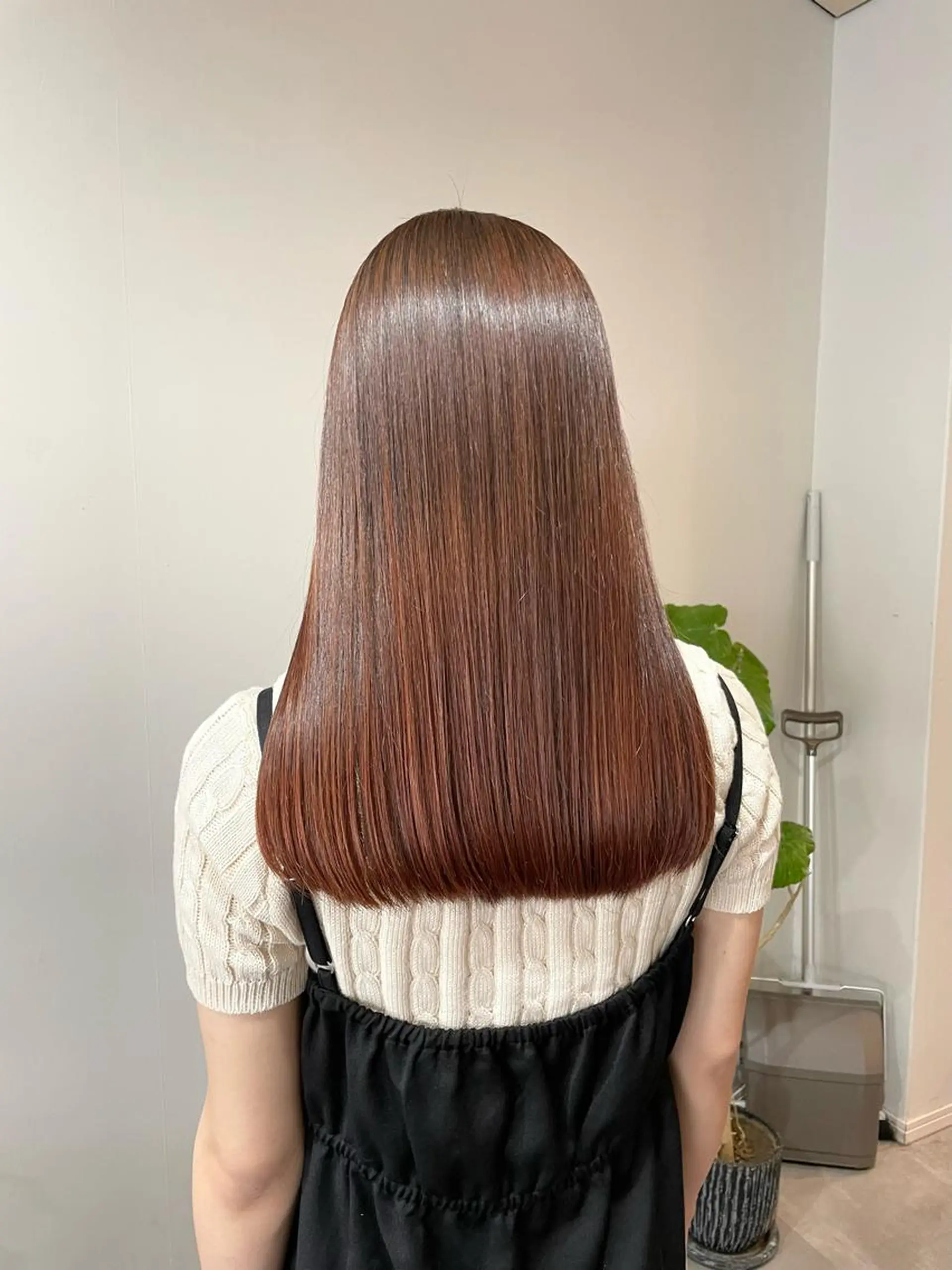 セミロング カラー パーマ 縮毛矯正 ミズタ マイのヘアスタイル