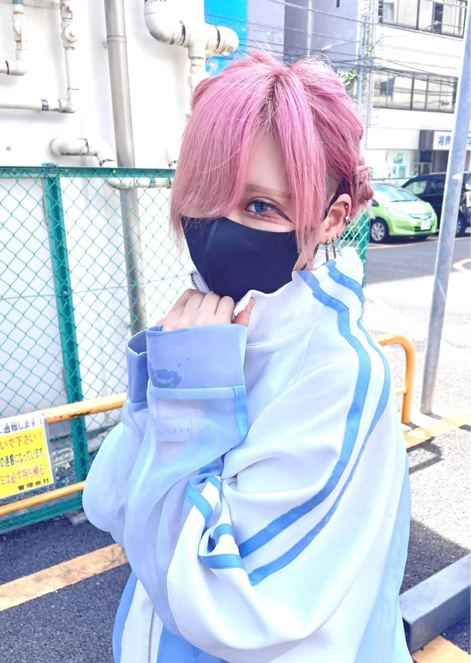 ミディアム カラー ブリーチ ピンクカラー ヘアカラー トリートメント レイヤー/ウルフ ハイトーンhiroのヘアスタイル