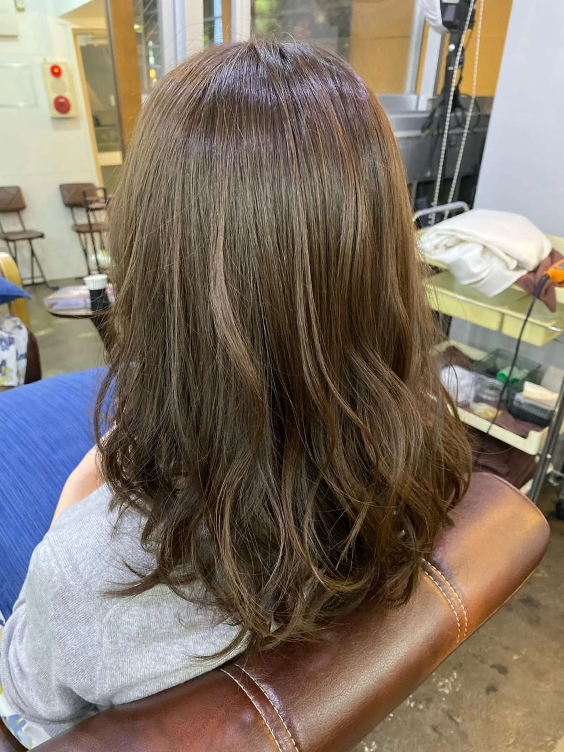 ロング カラー ヘアアレンジ 【艶髪×韓国風】 毛流れ職人 RYOのヘアスタイル