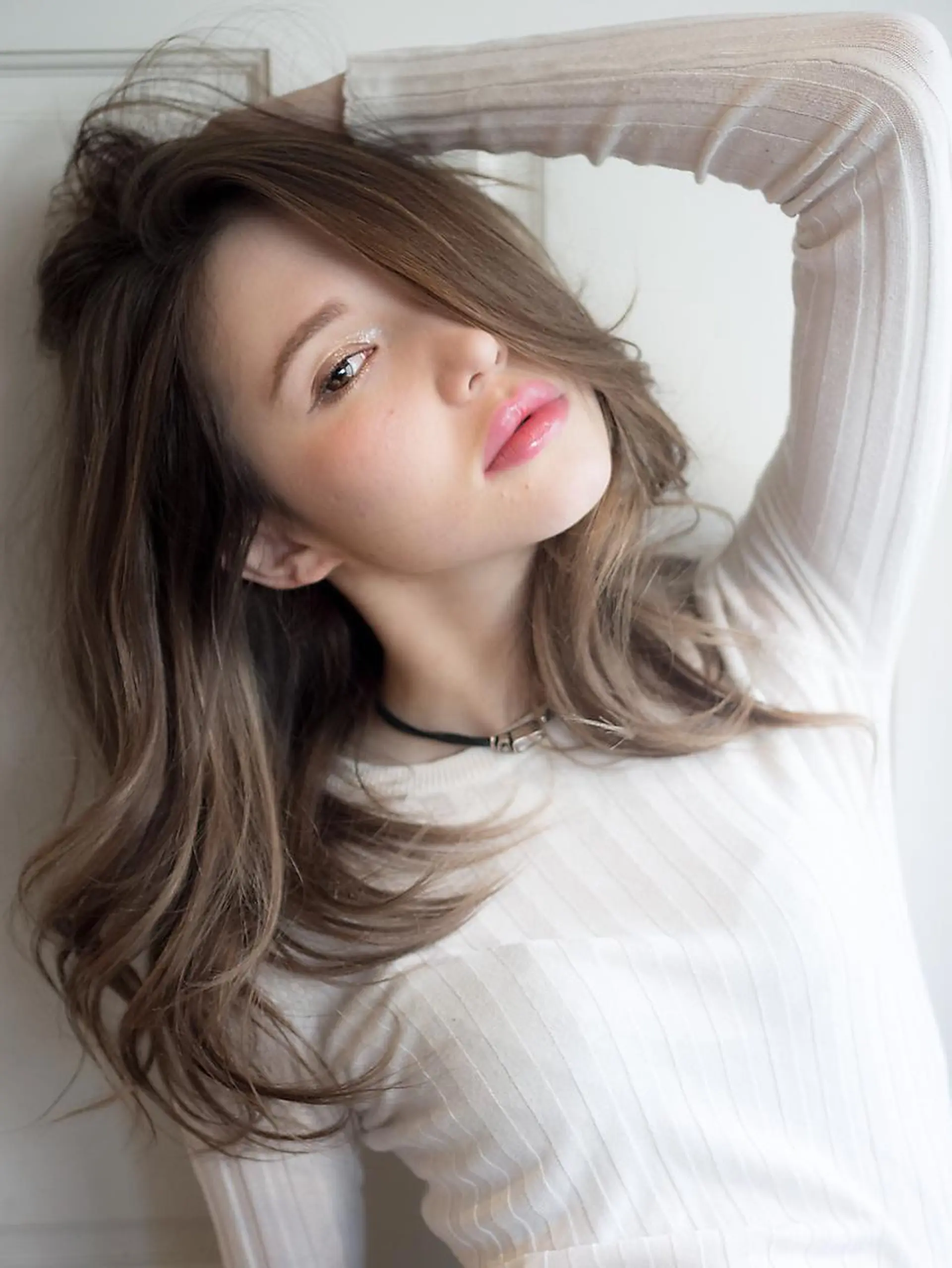 ロング カラー 透明感カラー イルミナカラー カット ヘアカラー Arumeria ❄️富澤翼❄️のヘアスタイル