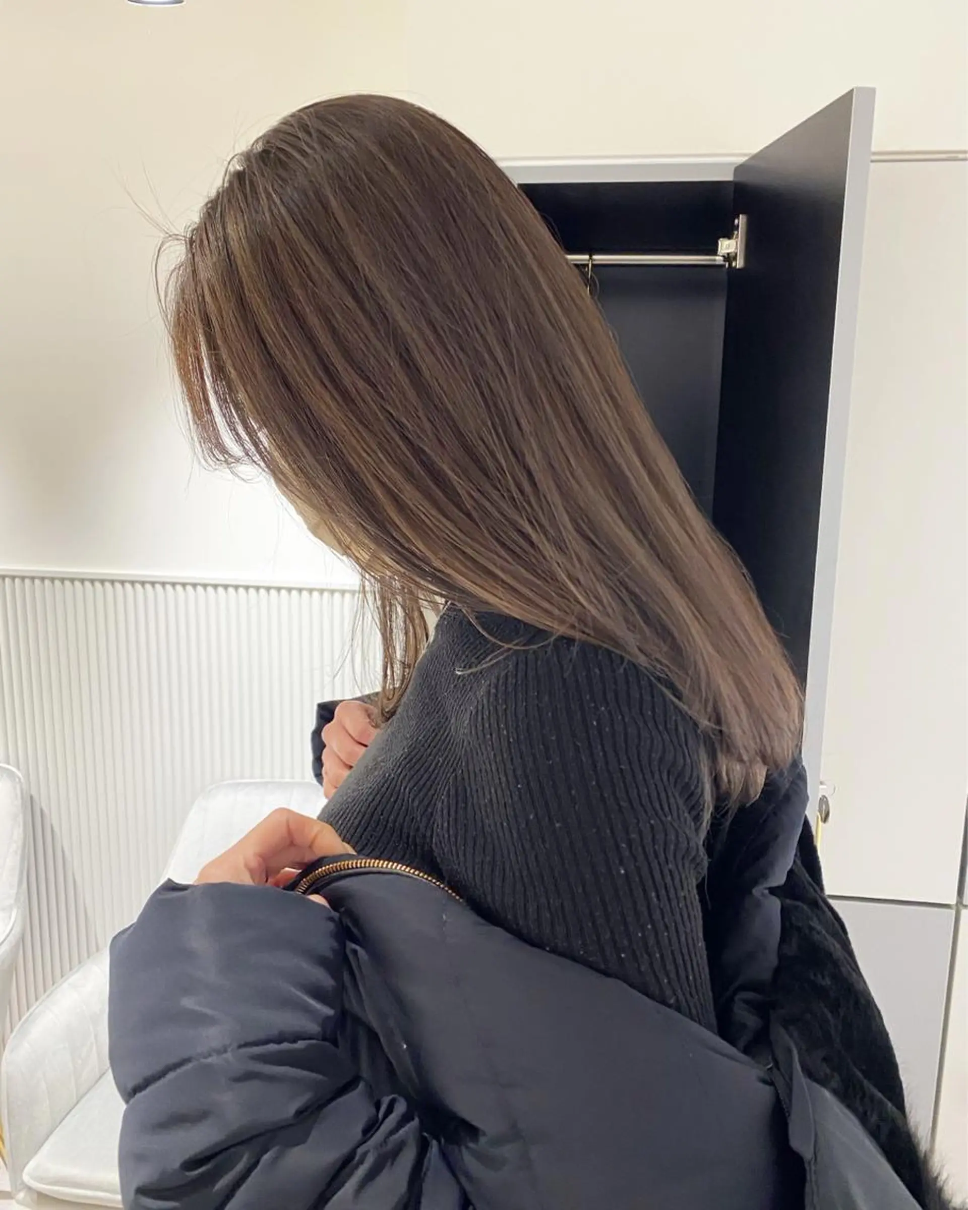 セミロング カラー ヘアカラー トリートメント LOVESTOIKE 堂本のヘアスタイル