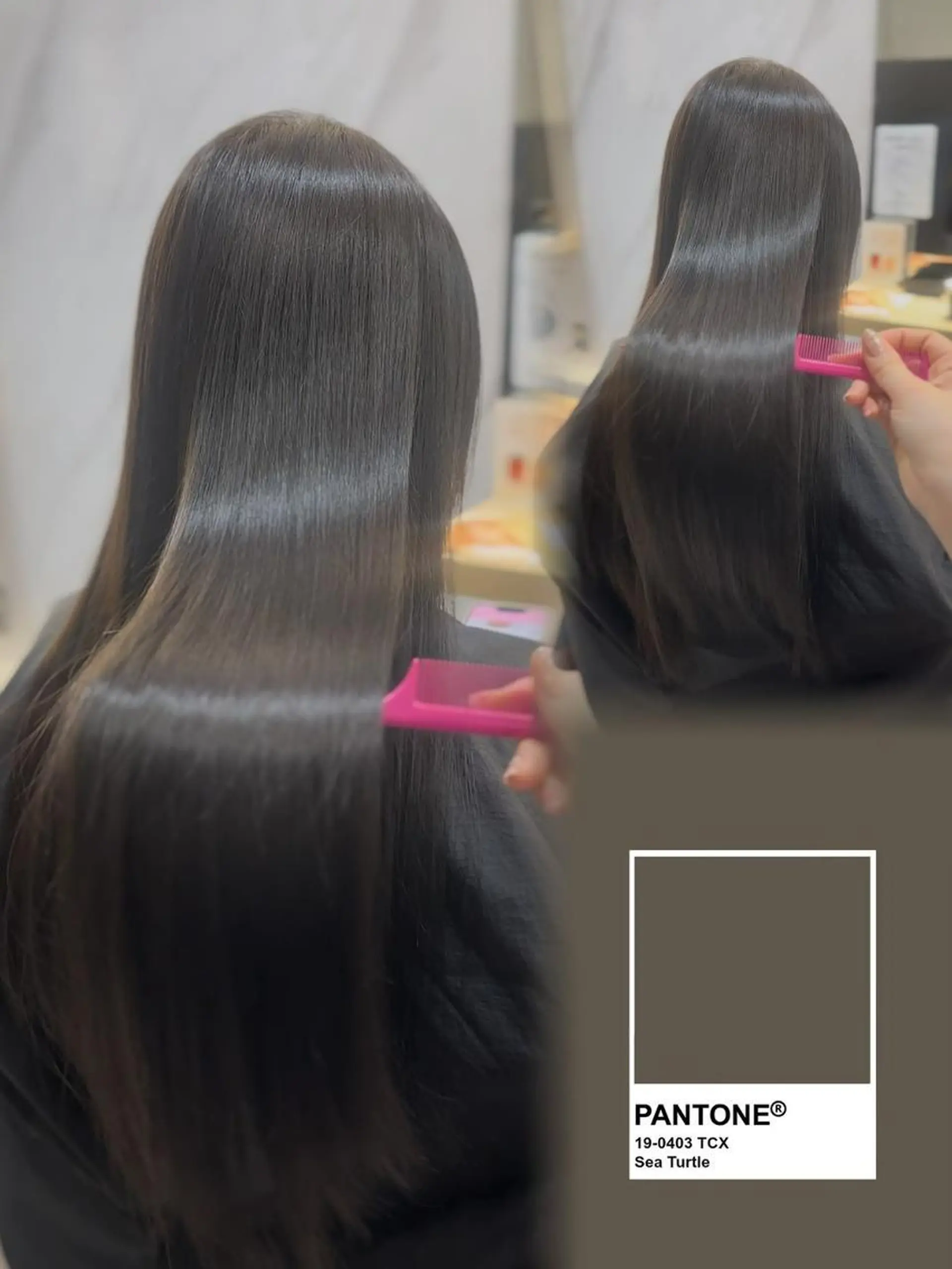 ミディアム カラー L.E.M 仙台のヘアスタイル