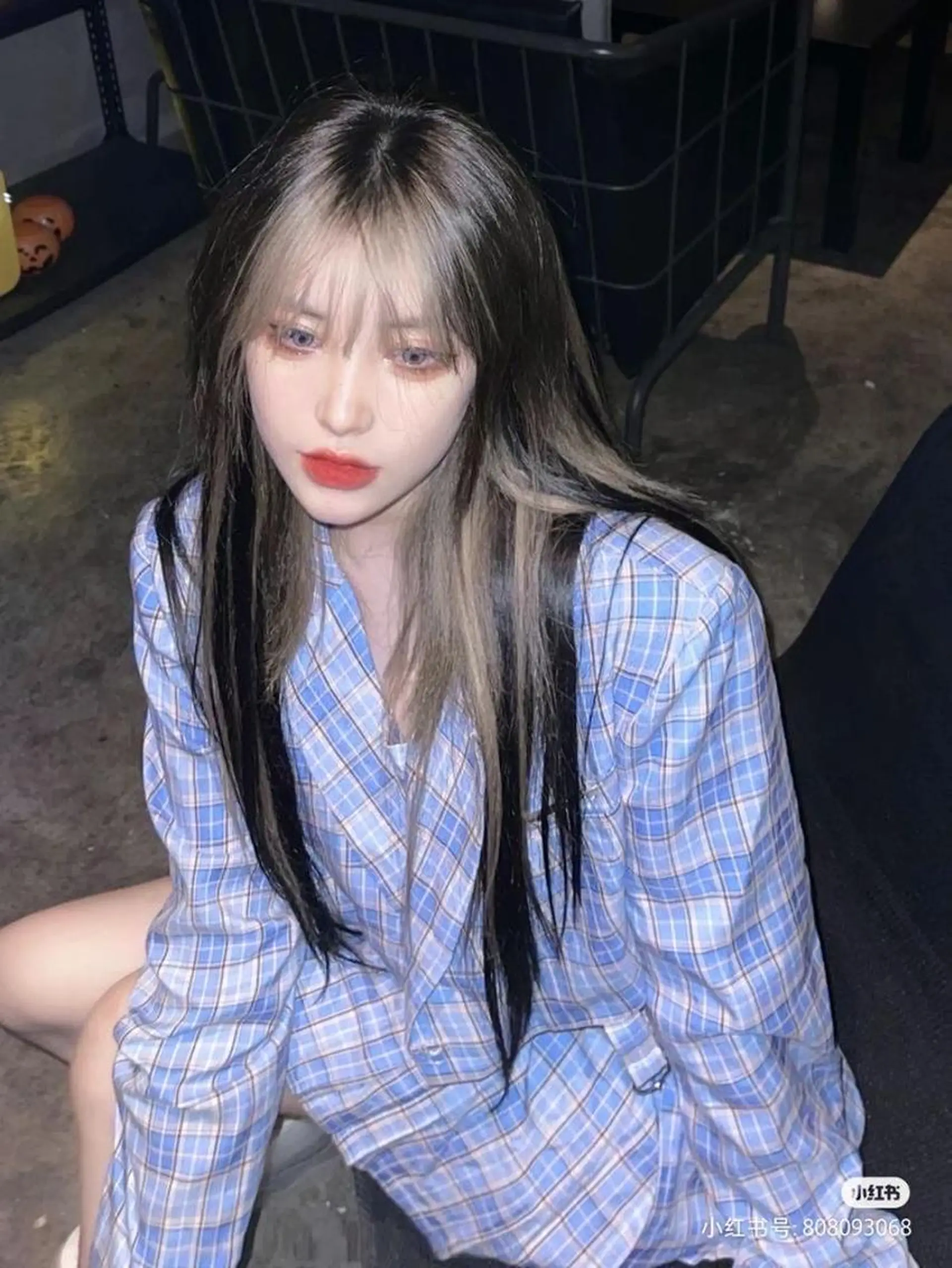 セミロング カット ヘアカラー トリートメント 山崎/ボブ縮毛矯正 レイヤー髪質改善のヘアスタイル