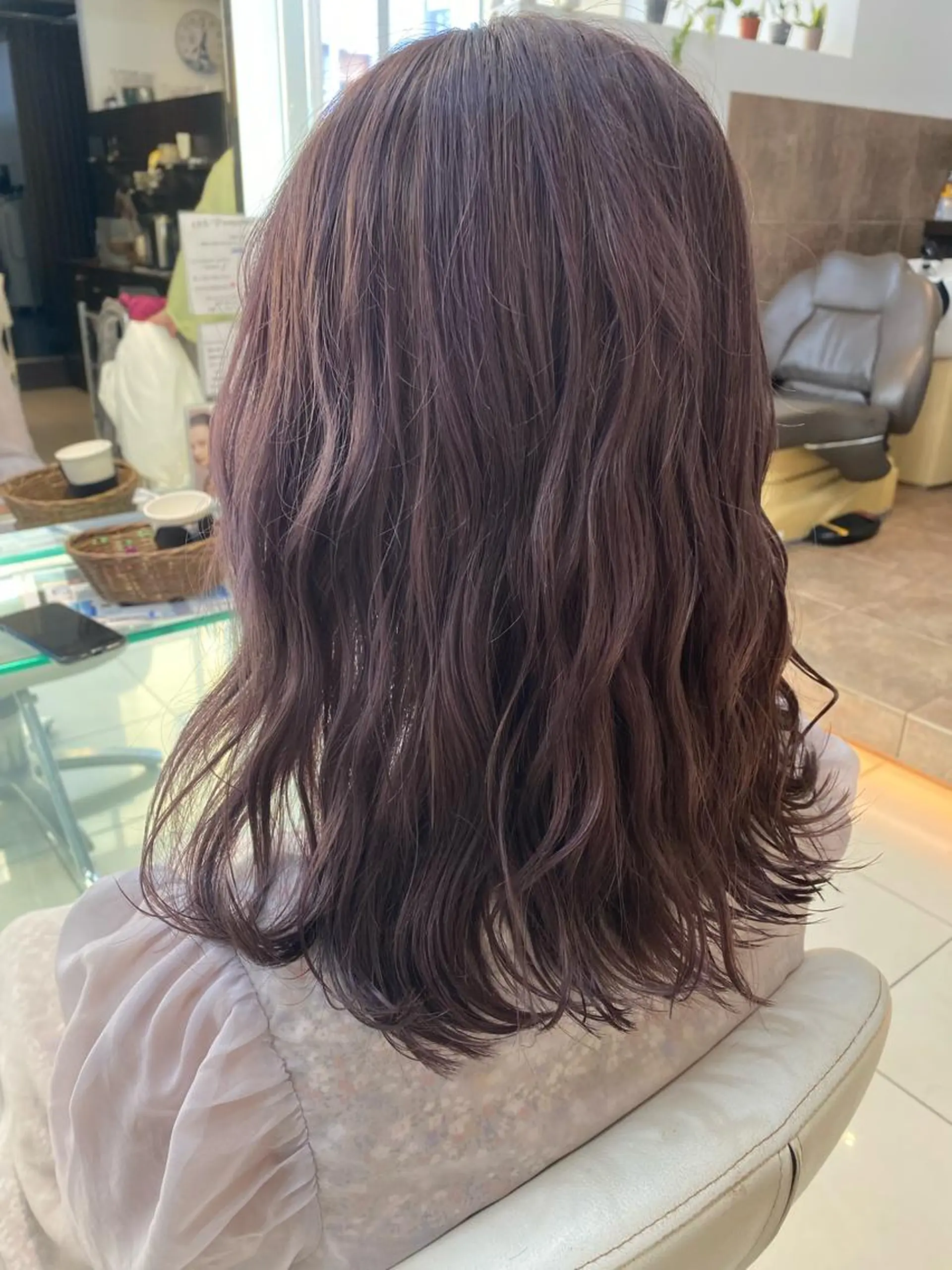 セミロング カラー アレンジ＆ショート 💙YUKINOのヘアスタイル