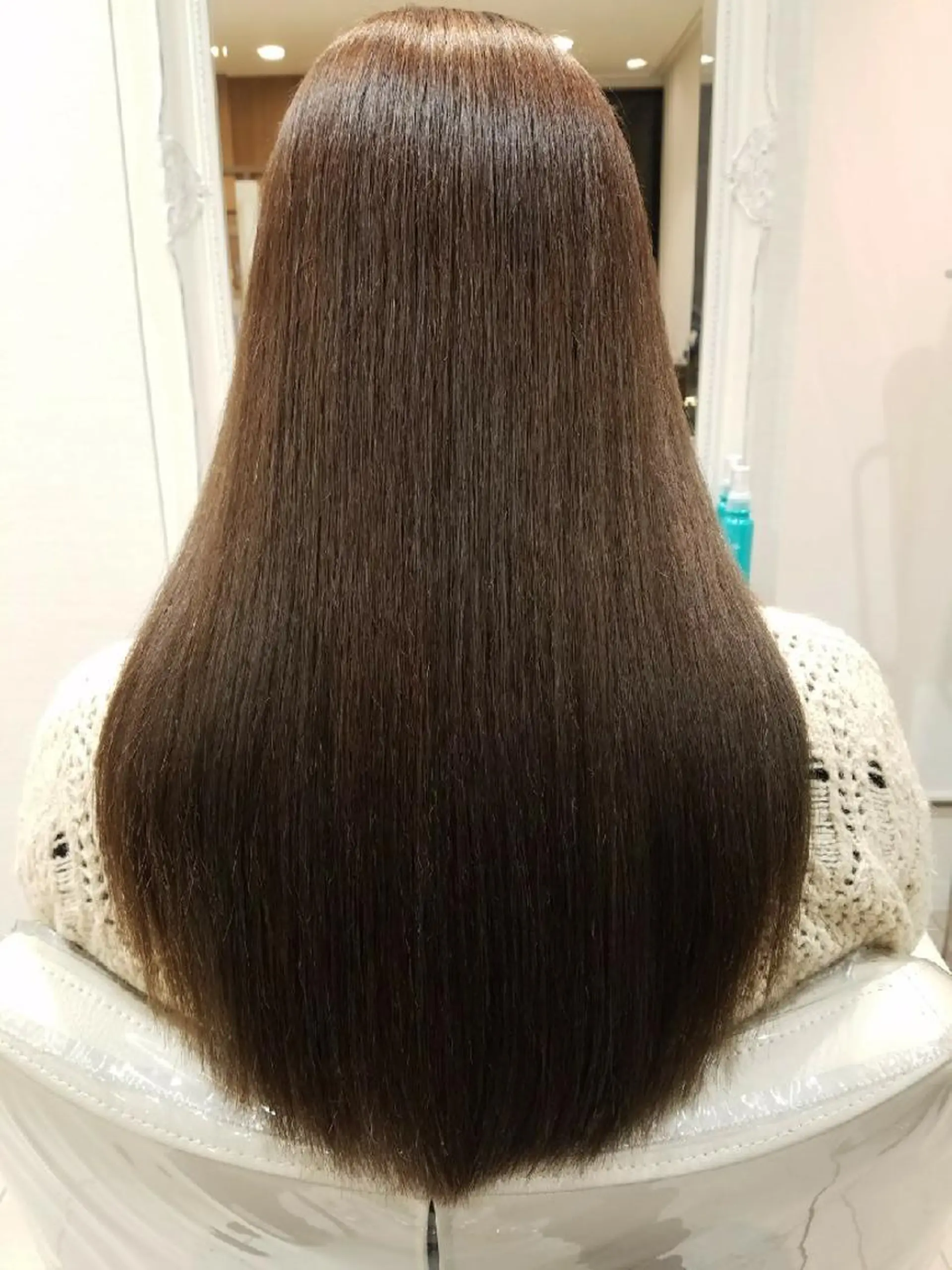 ロング 縮毛矯正 カット 縮毛矯正 村岡【店長】 【骨格矯正ショート】のヘアスタイル