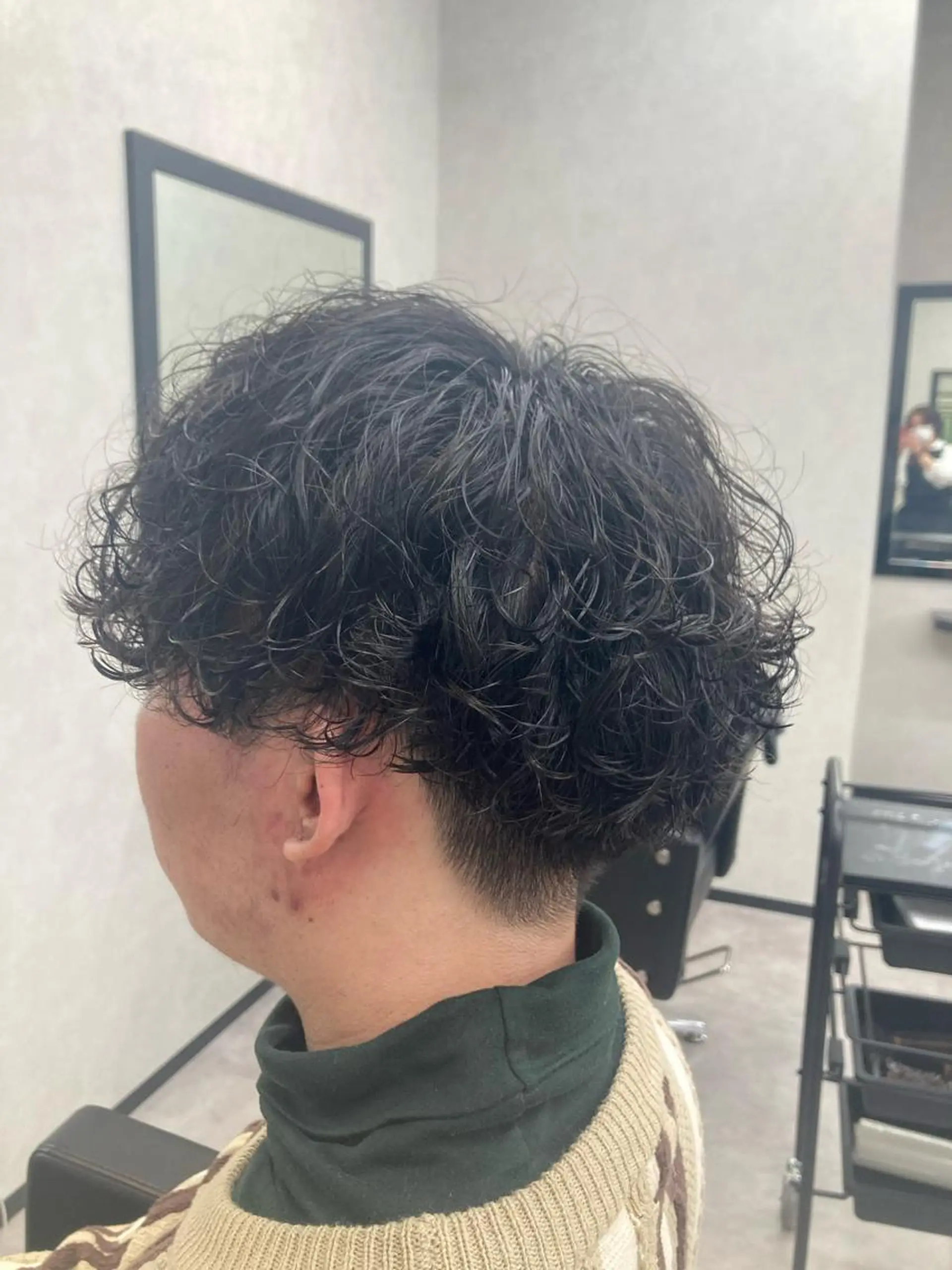 パーマ メンズ カット パーマ 鈴木 翔偉のヘアスタイル