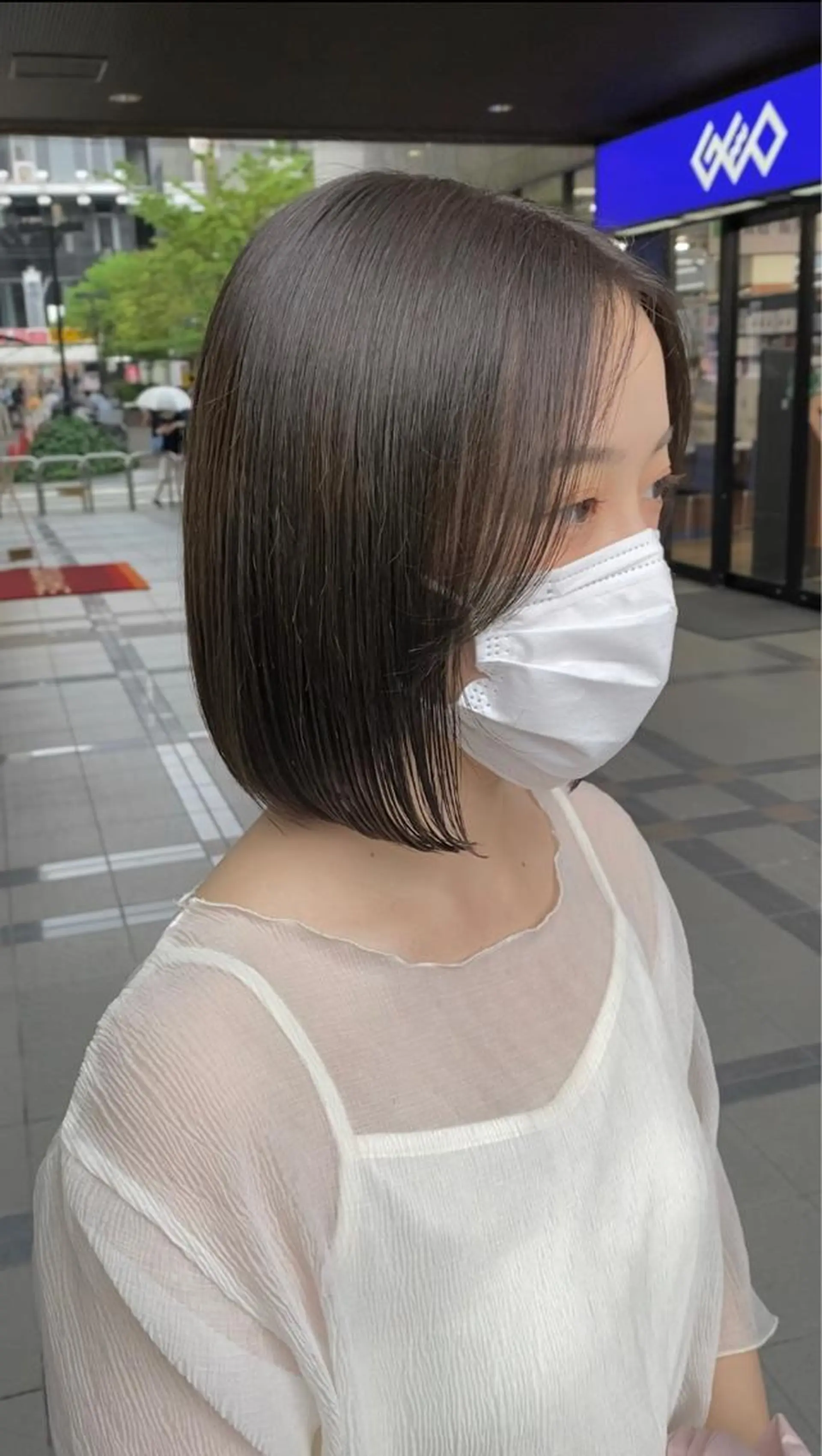 ミディアム ボブ 長めボブ カット ヘアカラー トリートメント ボブ特化美容師 /木原崇了のヘアスタイル