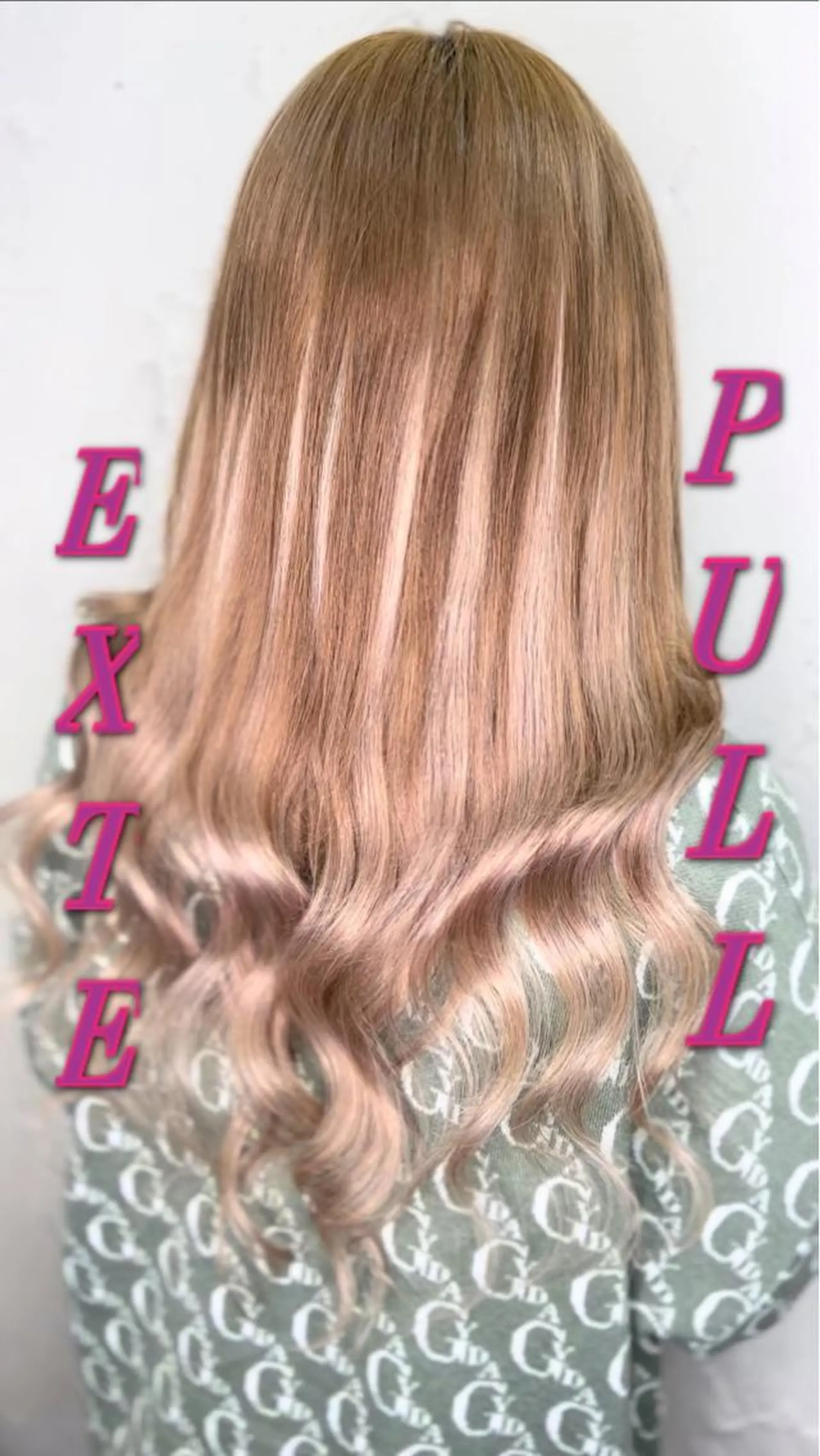 セミロング プルエクステ エクステ 原宿プルエク1位‼️ 口コミ⭐️5✨Kaiのヘアスタイル