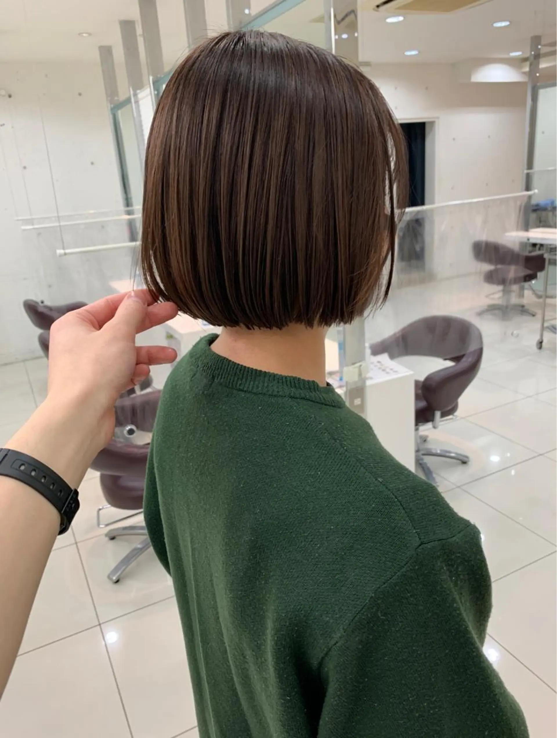 ショート カラー パーマ ヘアアレンジ ボブ 原宿パーマ/レイヤー /kazuのヘアスタイル