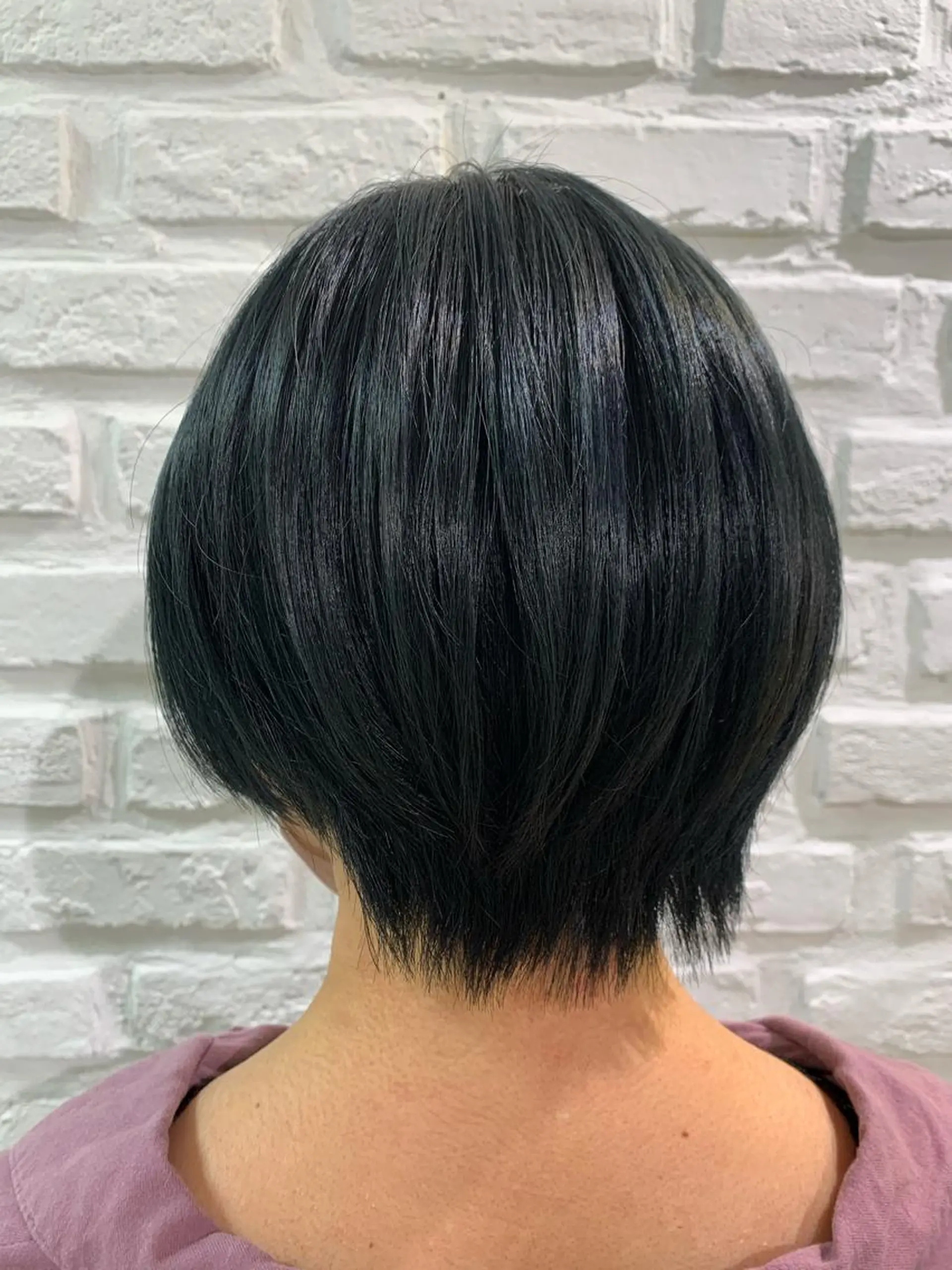 ショート カラー アッシュ ブリーチ ブルーカラー 【メンズ縮毛矯正/ Ryokaのヘアスタイル