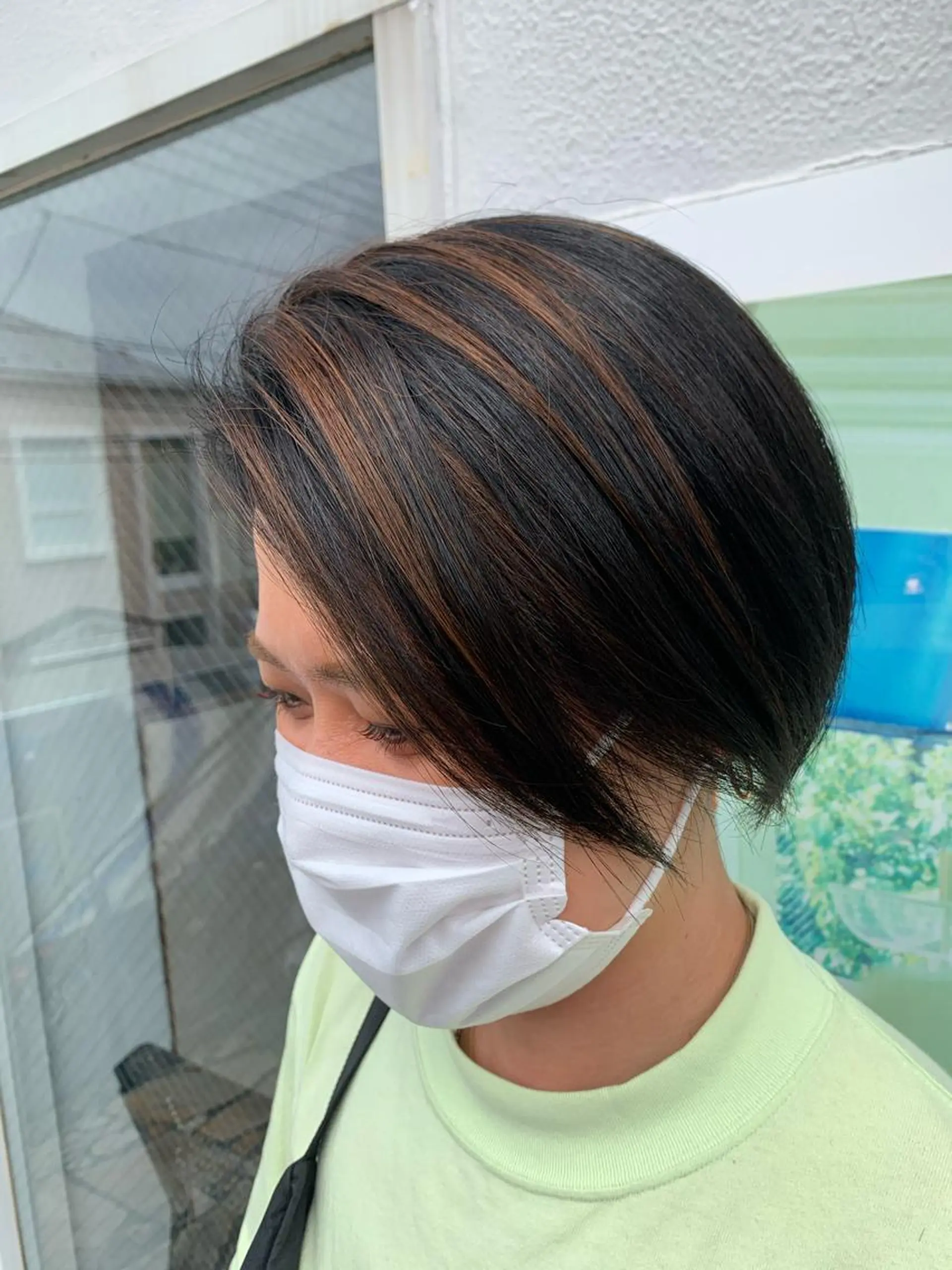 ショート カラー 平 ちひろのヘアスタイル