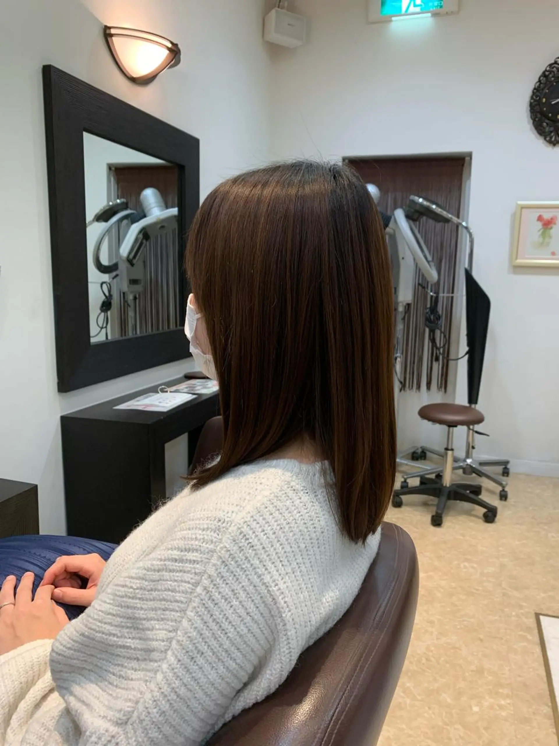 ミディアム 保井 実奈美のヘアスタイル