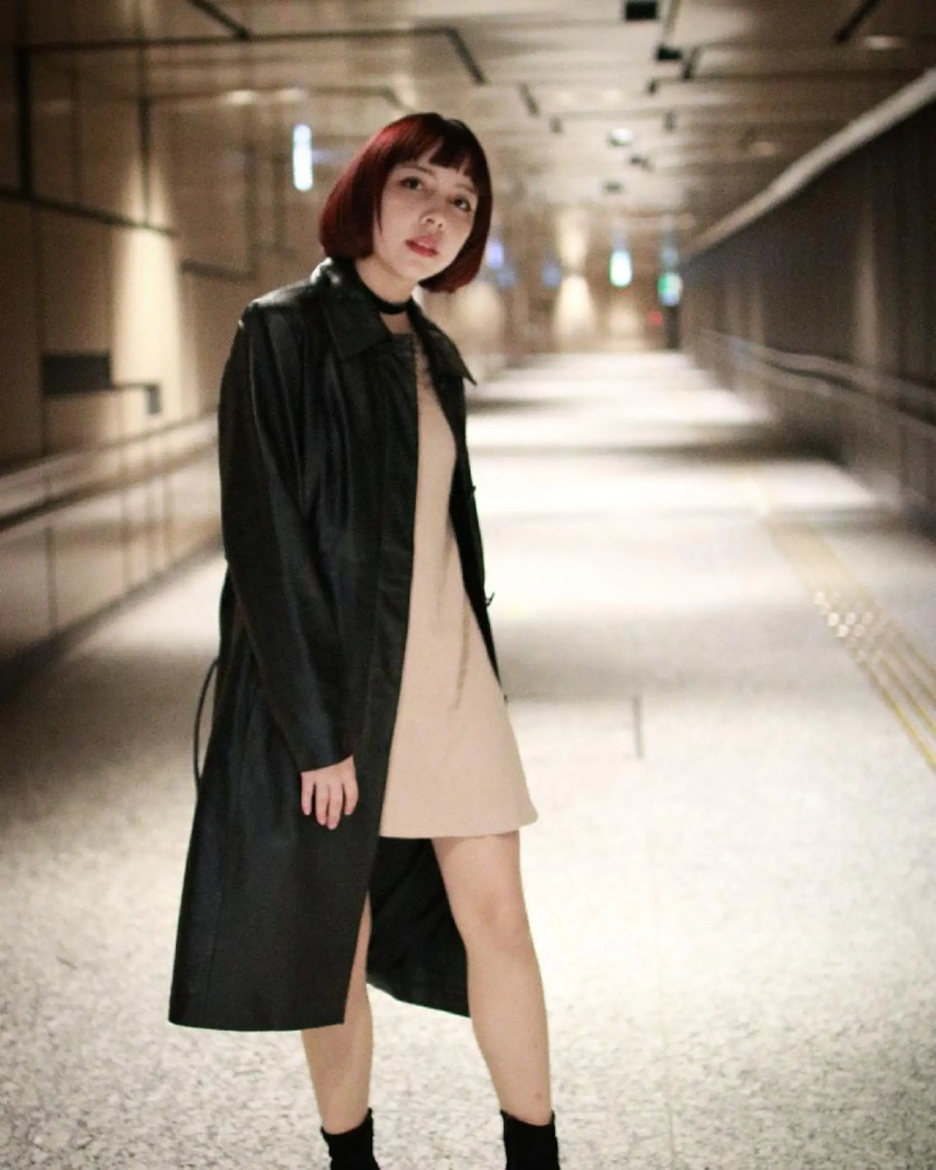 ミディアム カラー ベージュカラー ピンクカラー ピンクベージュ Roji 米田 真一のヘアスタイル