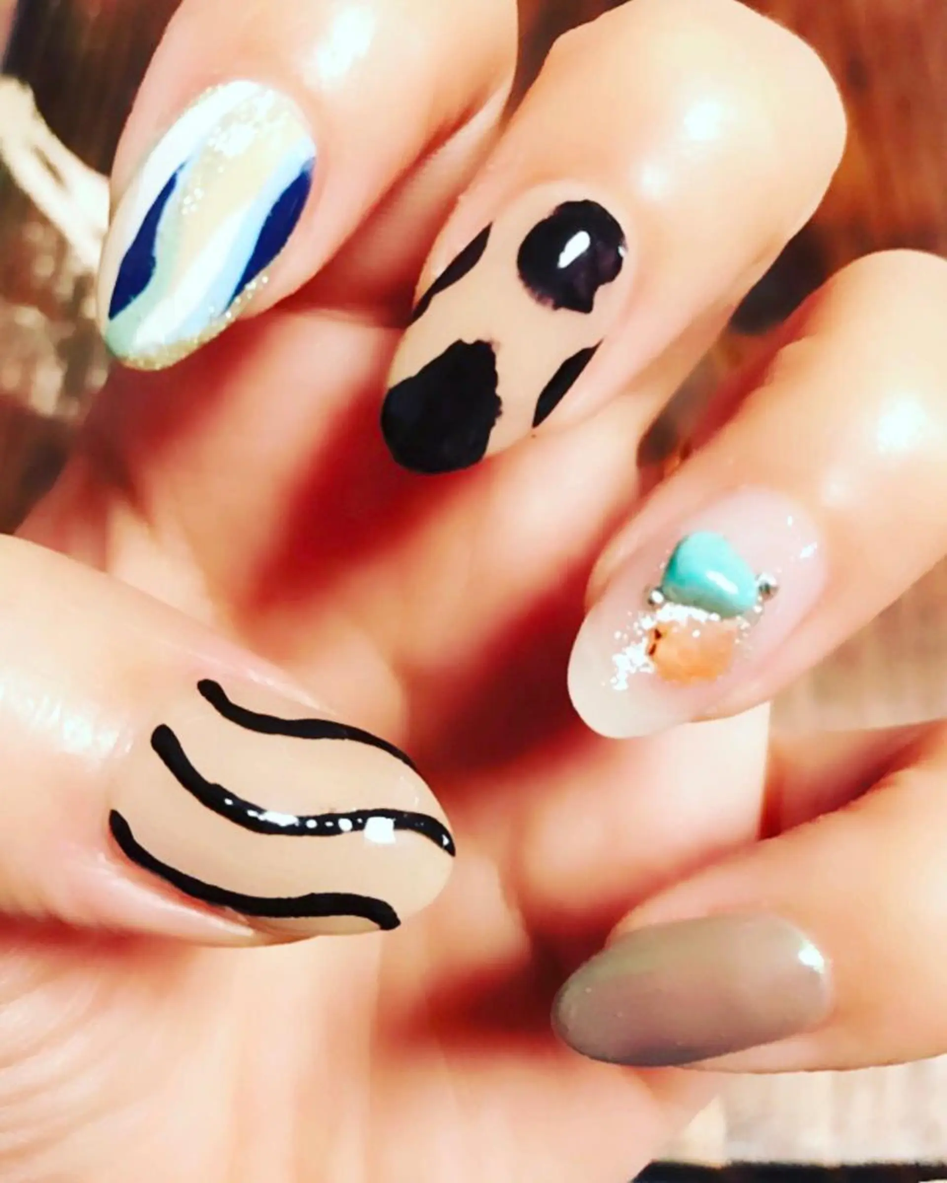 ネイル ツメトマツゲ .のネイルデザイン