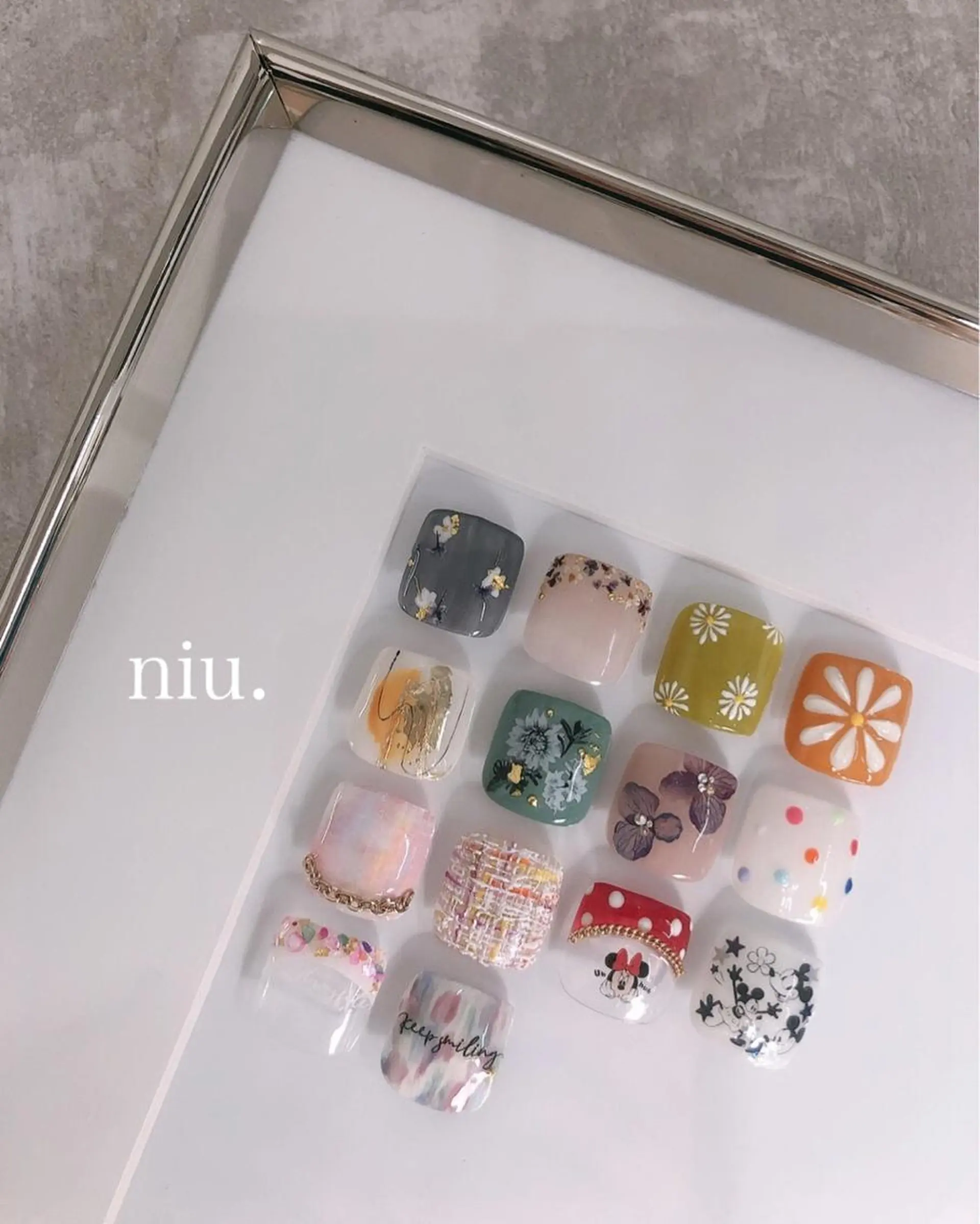 ネイル アートネイル フットネイル nail salon niuのネイルデザイン