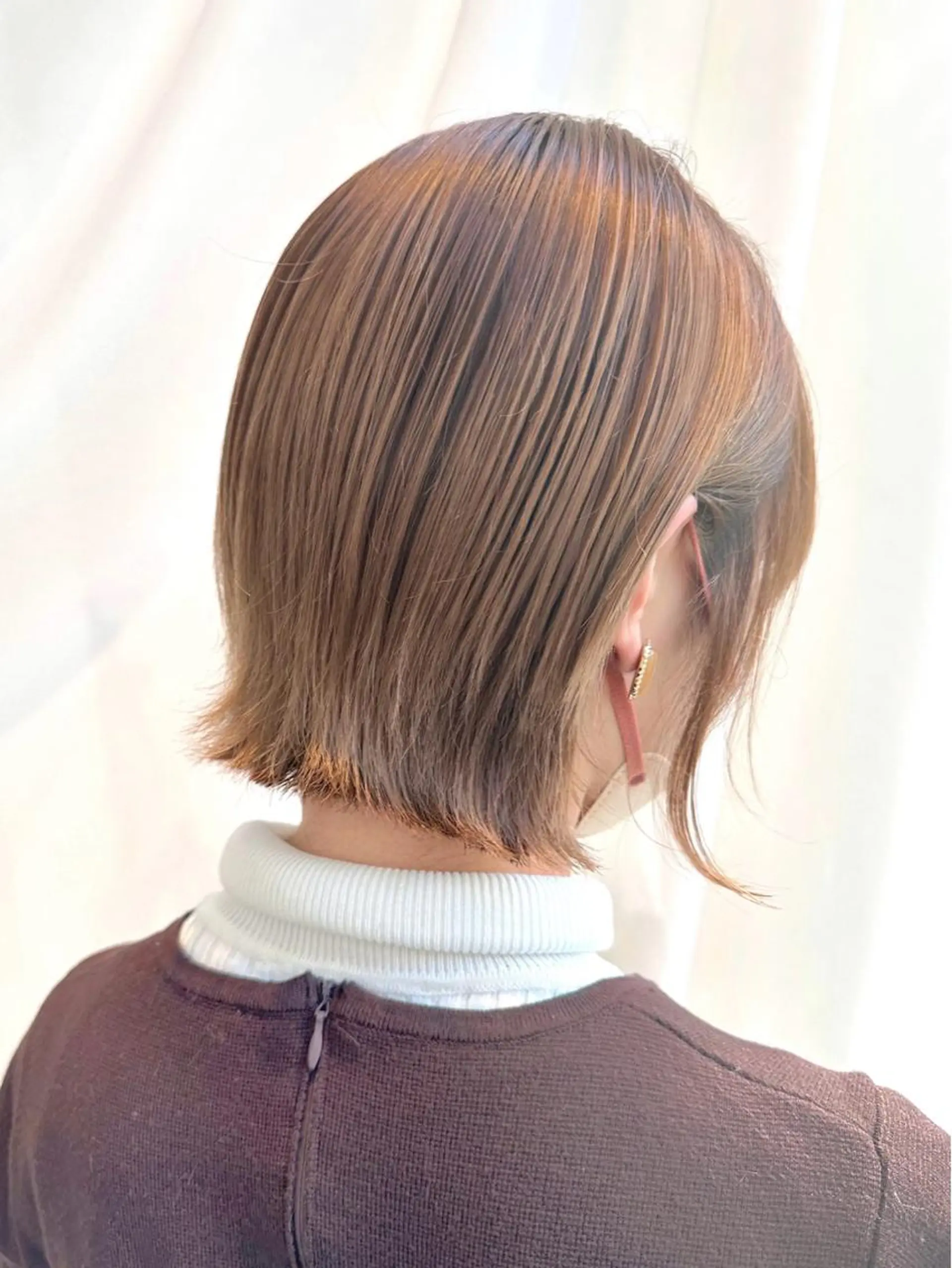 ミディアム カラー ヘアアレンジ レイヤーカット/ボブ /縮毛矯正✨大輝のヘアスタイル