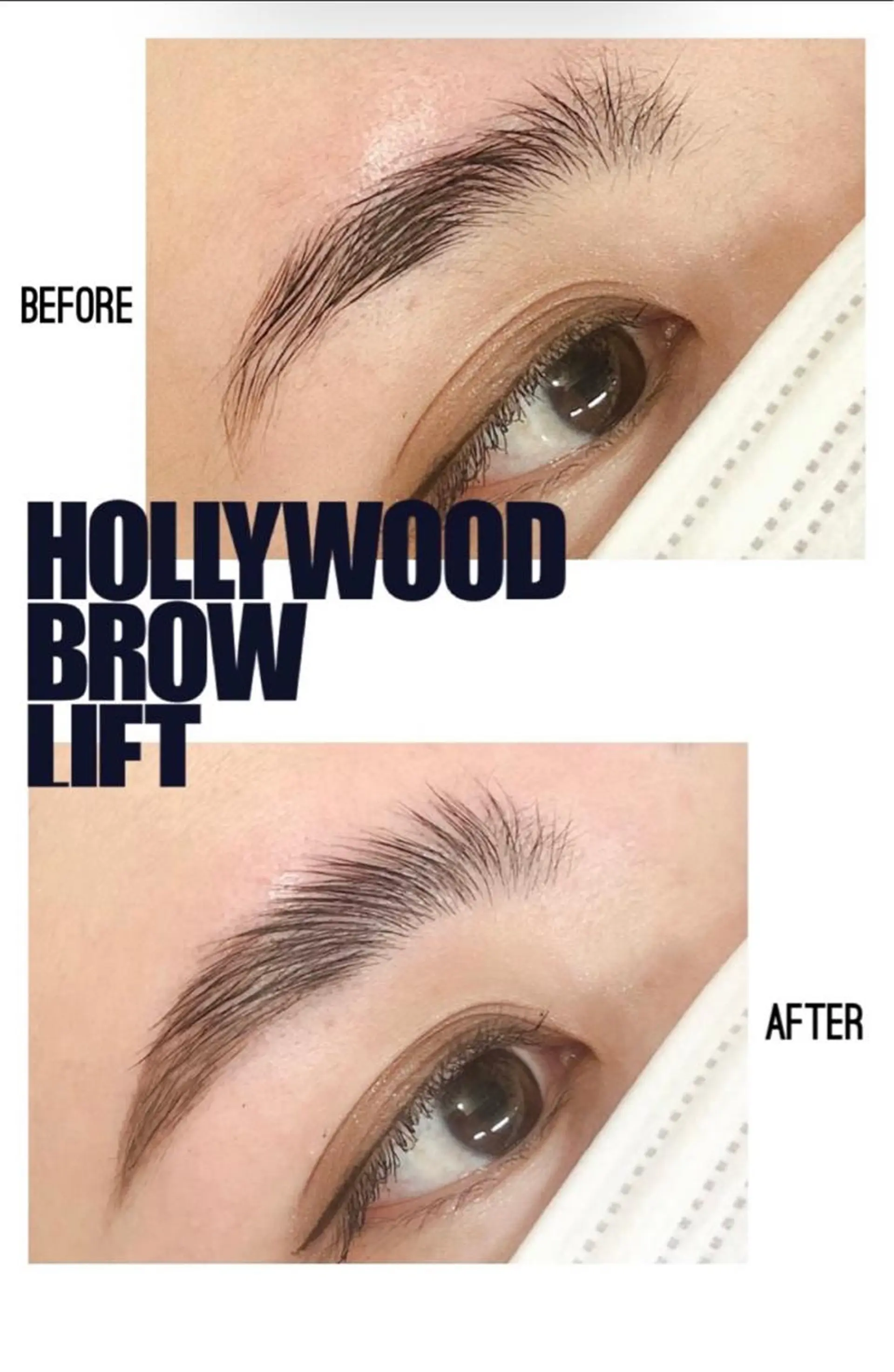 アイブロウ ハリウッドブロウリフト mami saijoのマツエク・マツパデザイン