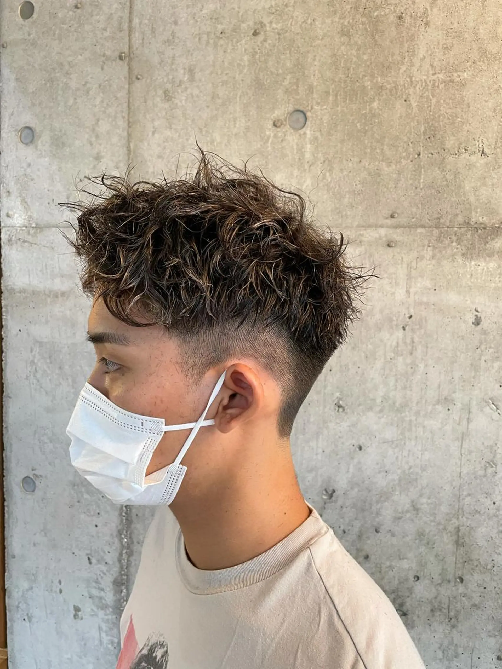 ショート パーマ メンズ カット パーマ トリートメント 🔥メンズ特化パーマ 🦖増田弘明🦖のヘアスタイル