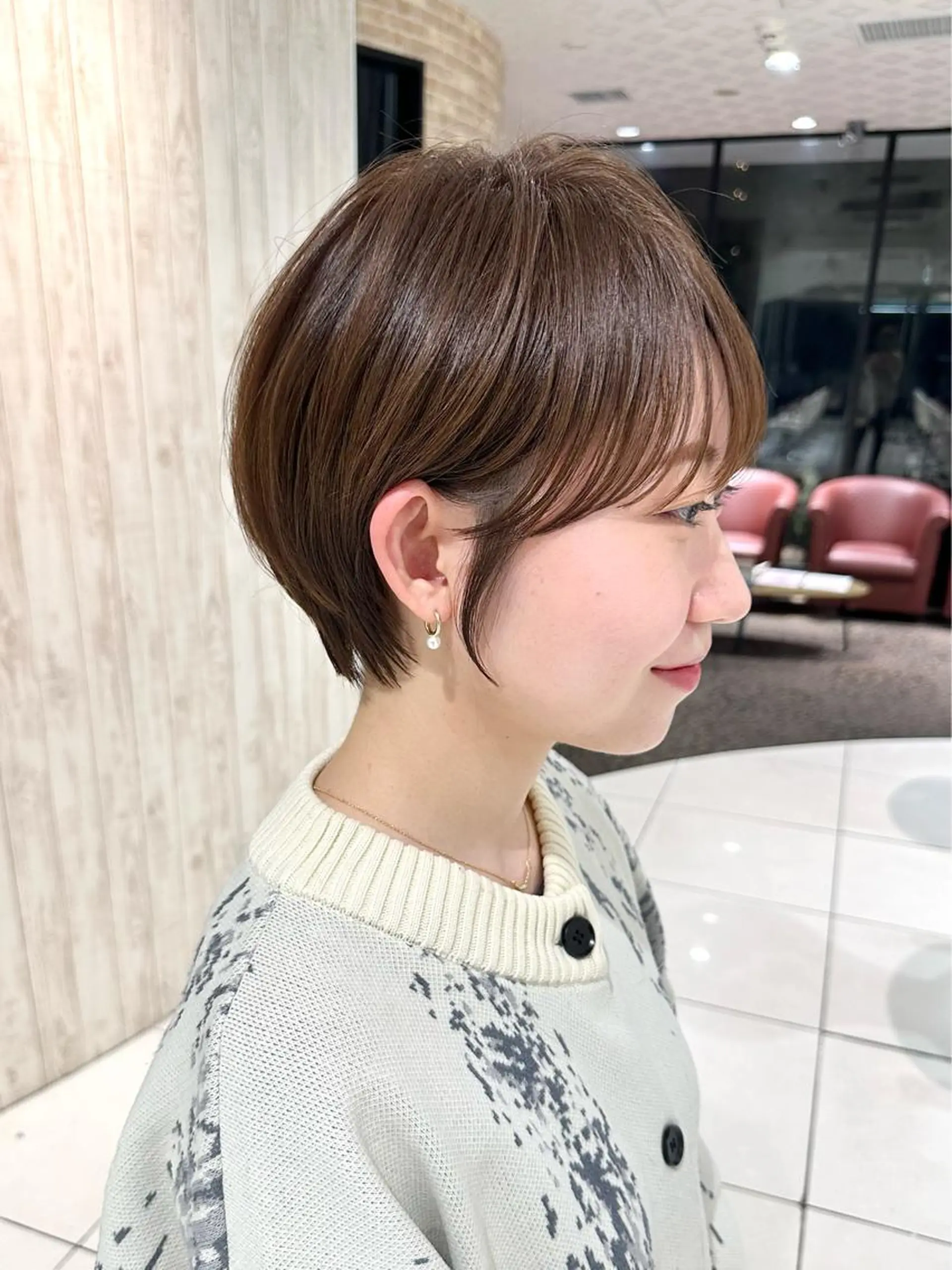 ショート ショートボブ ハンサムショート 丸みショート ボブ ショートヘア 荻窪/ショートヘア✨ ショートボブ長松大哉のヘアスタイル