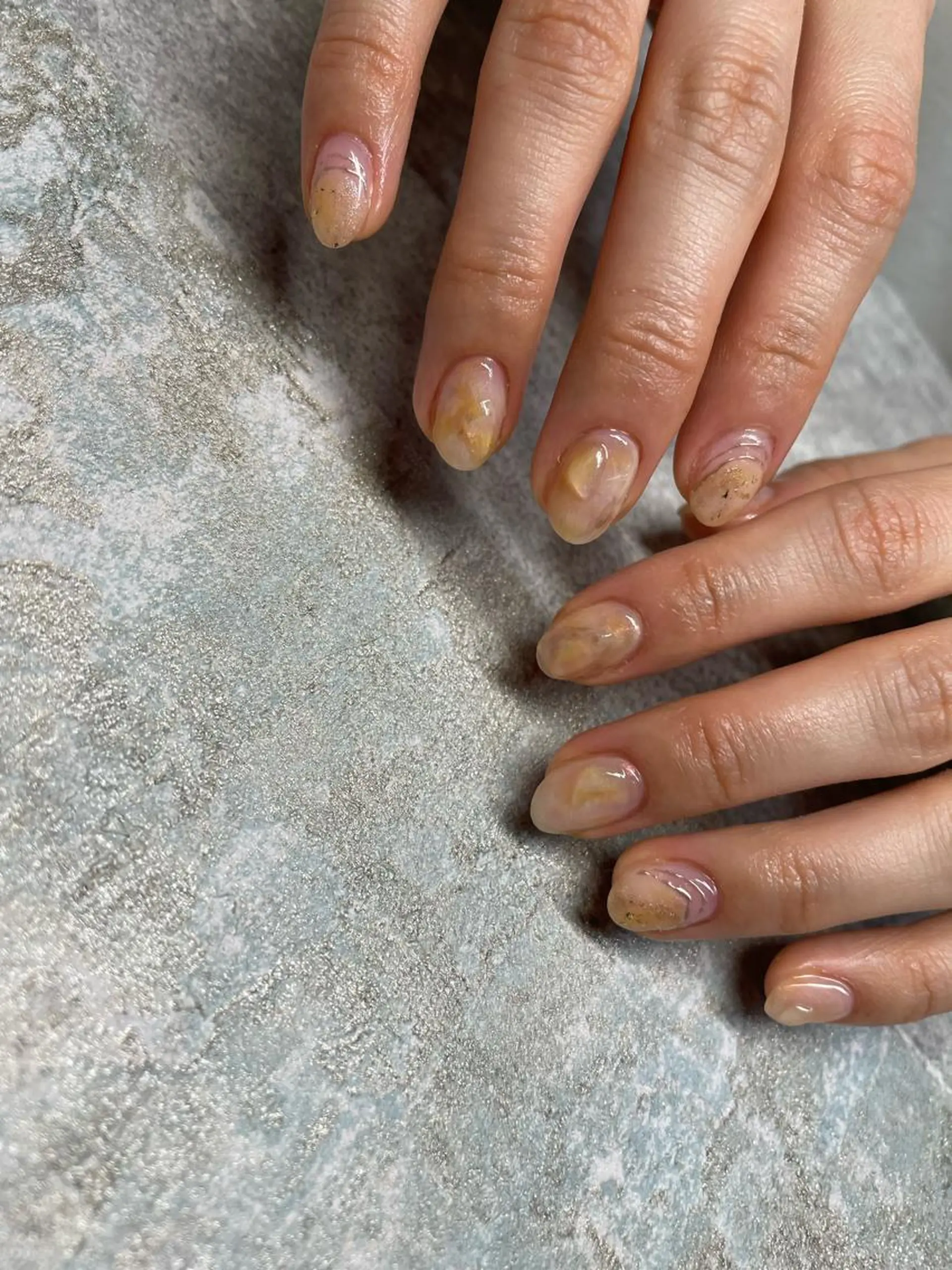 ロング カラー キッズ ネイル マツエク・マツパ アイブロウ 福田 加奈のネイルデザイン