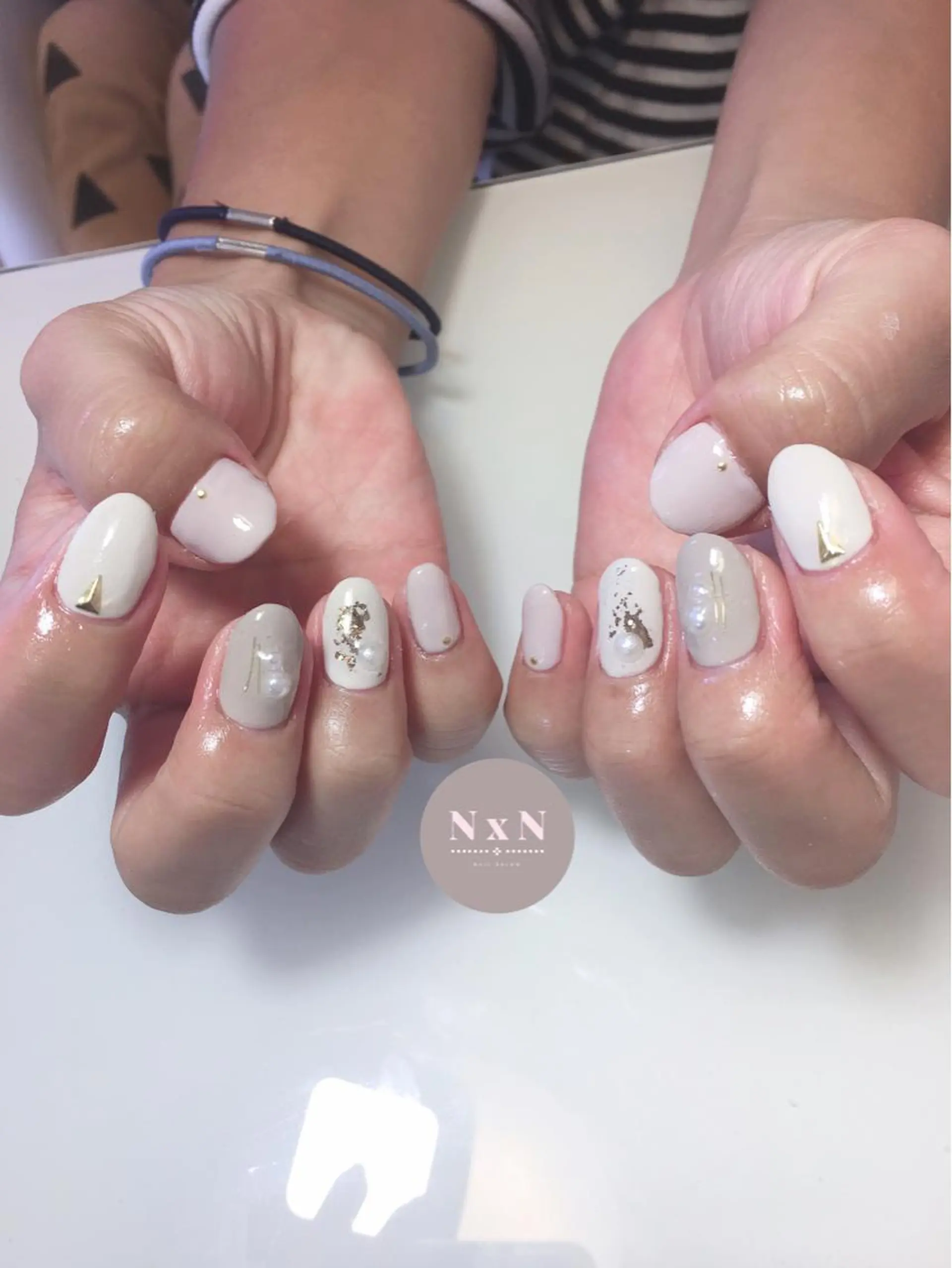 ネイル ジェルネイル ぷっくりネイル nail salon N×Nのネイルデザイン