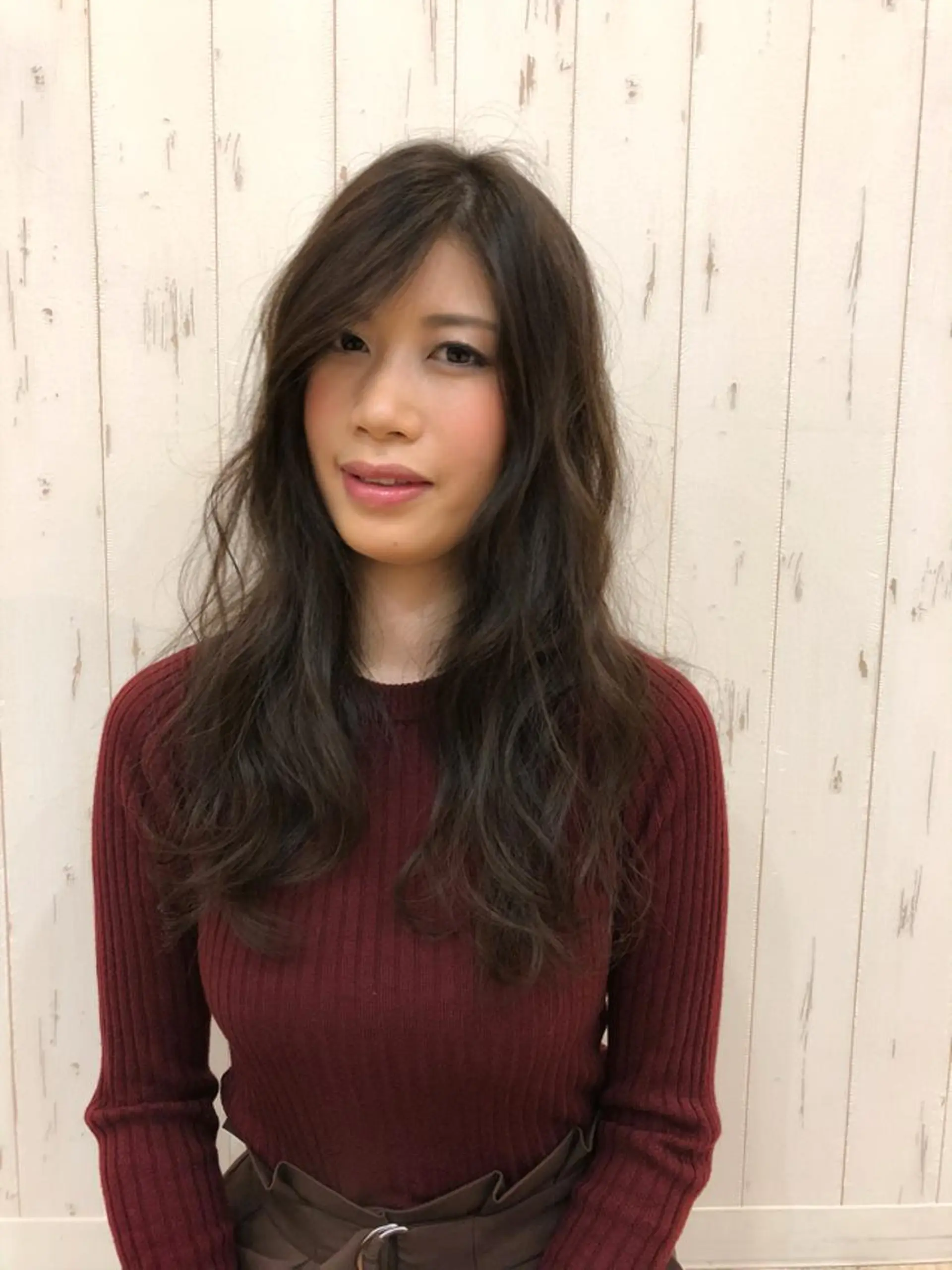 ロング カラー パーマ ヘアアレンジ レイヤーカット KAIzen. tomoのヘアスタイル