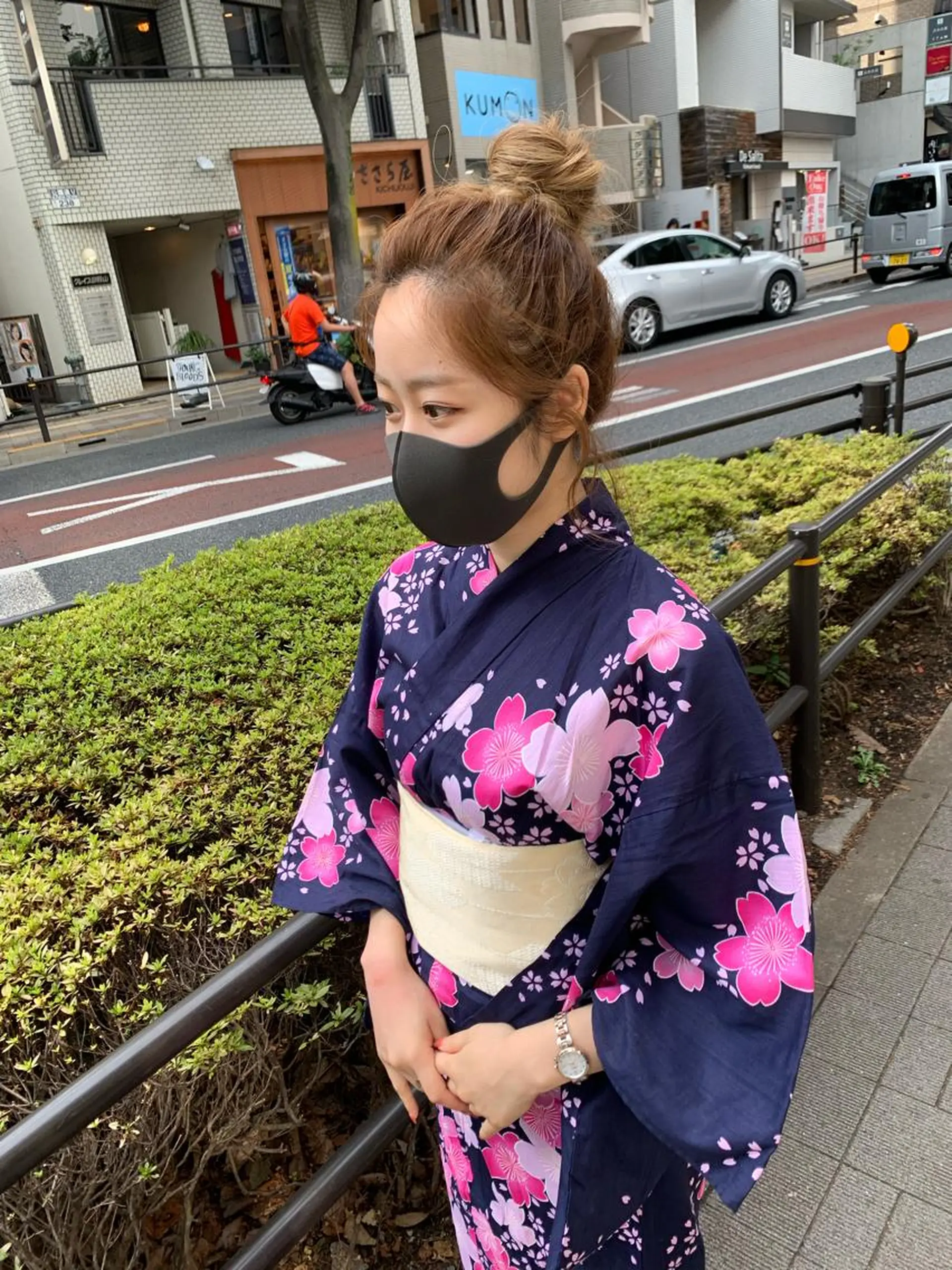 ヘアアレンジ 浴衣 海外girl🤎 透明感ベージュmaoのヘアスタイル