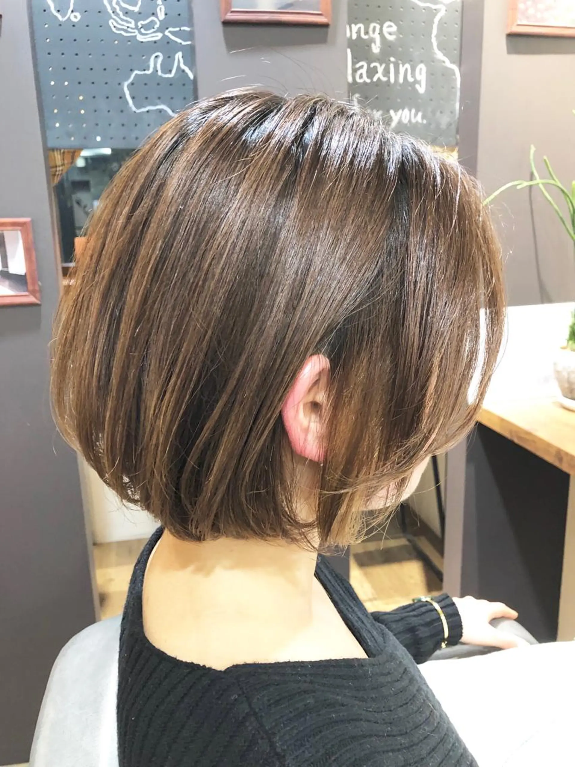 ショート カラー ボブ 徳永 大樹のヘアスタイル