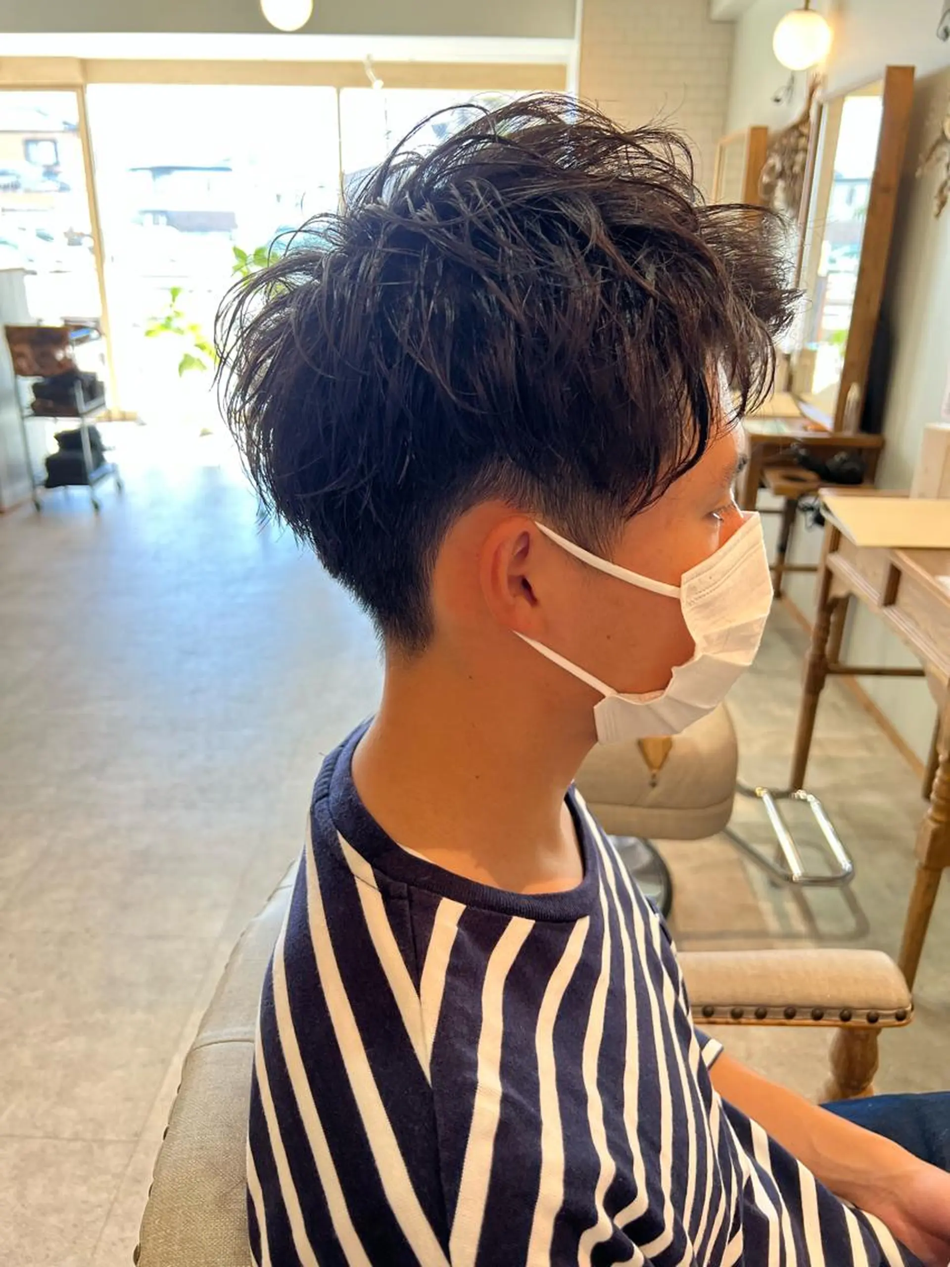 ショート メンズ ぱつボブ/ ショート/YUKIのヘアスタイル