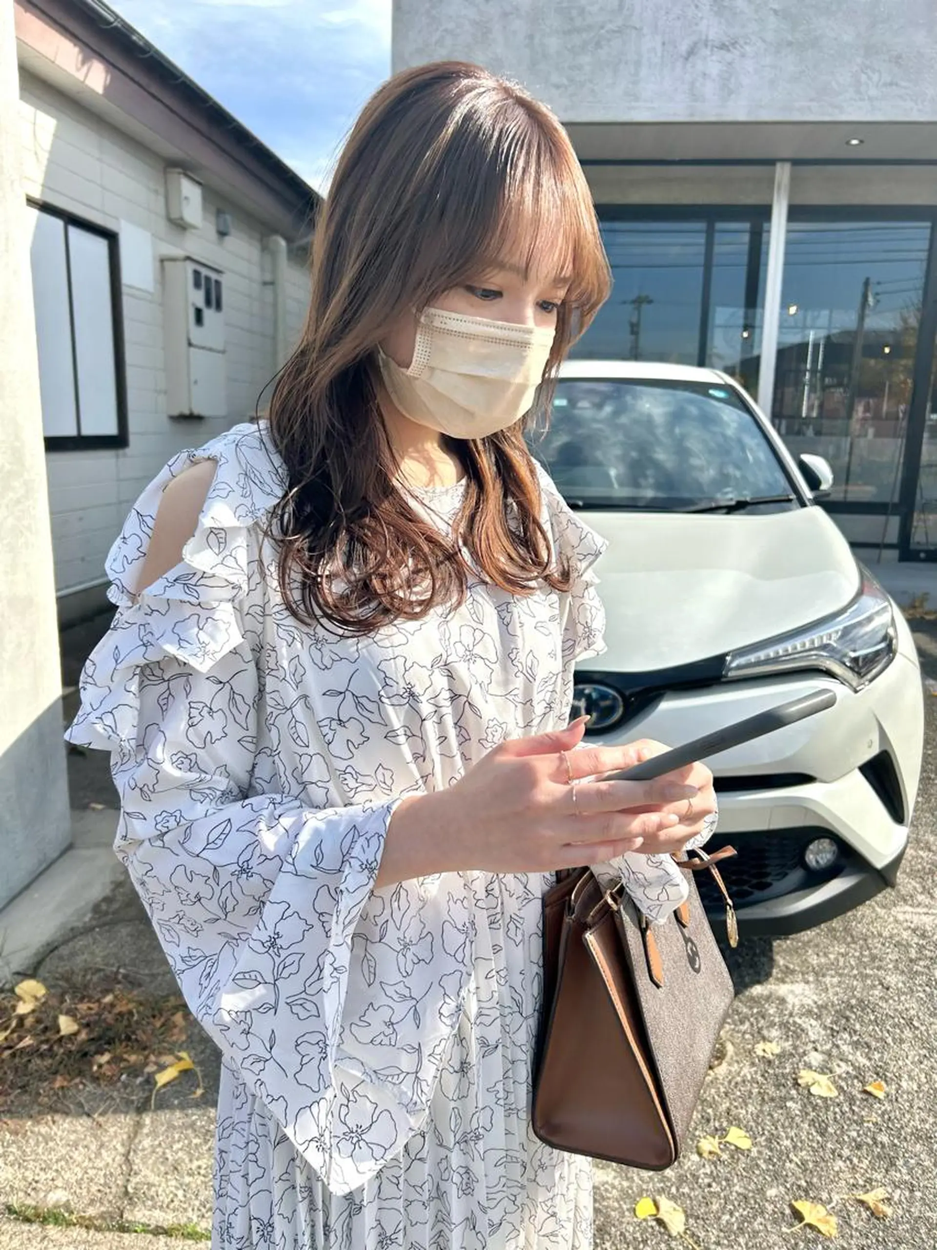 セミロング カラー 一ノ瀬 暁のヘアスタイル