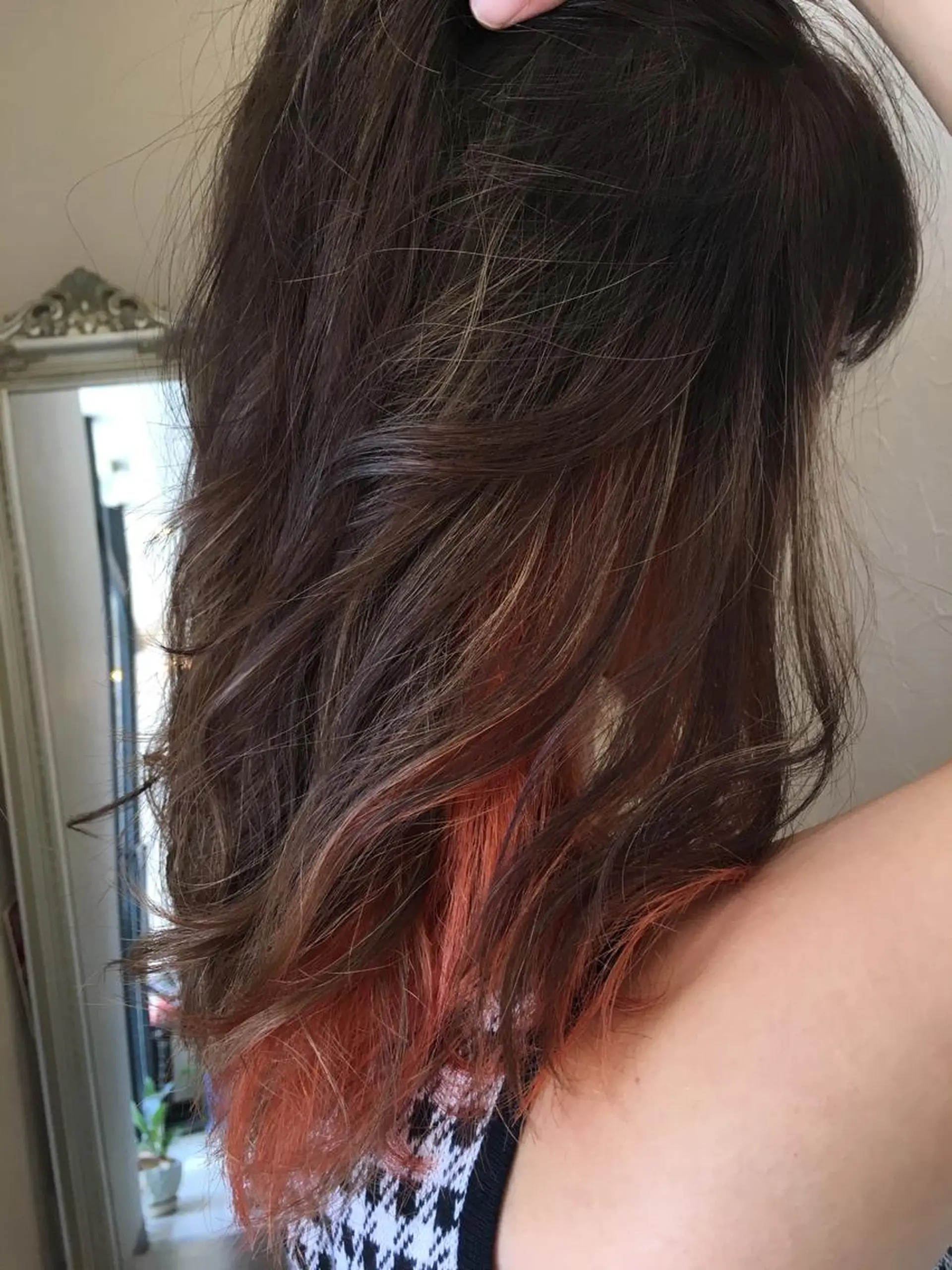 ミディアム カラー インナーカラー IVY villa Suzu.のヘアスタイル
