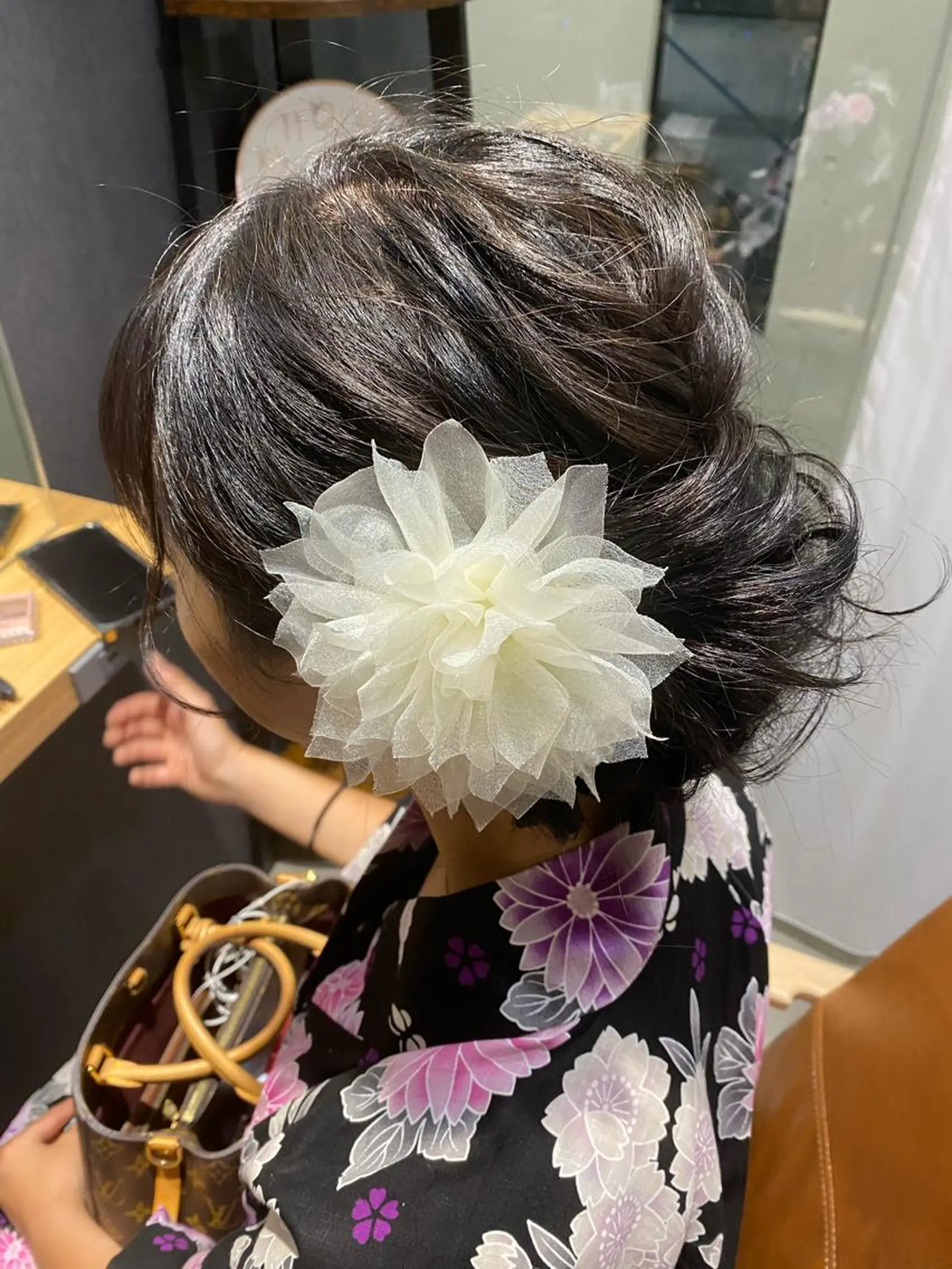 セミロング ヘアアレンジ 田中 アキオのヘアスタイル