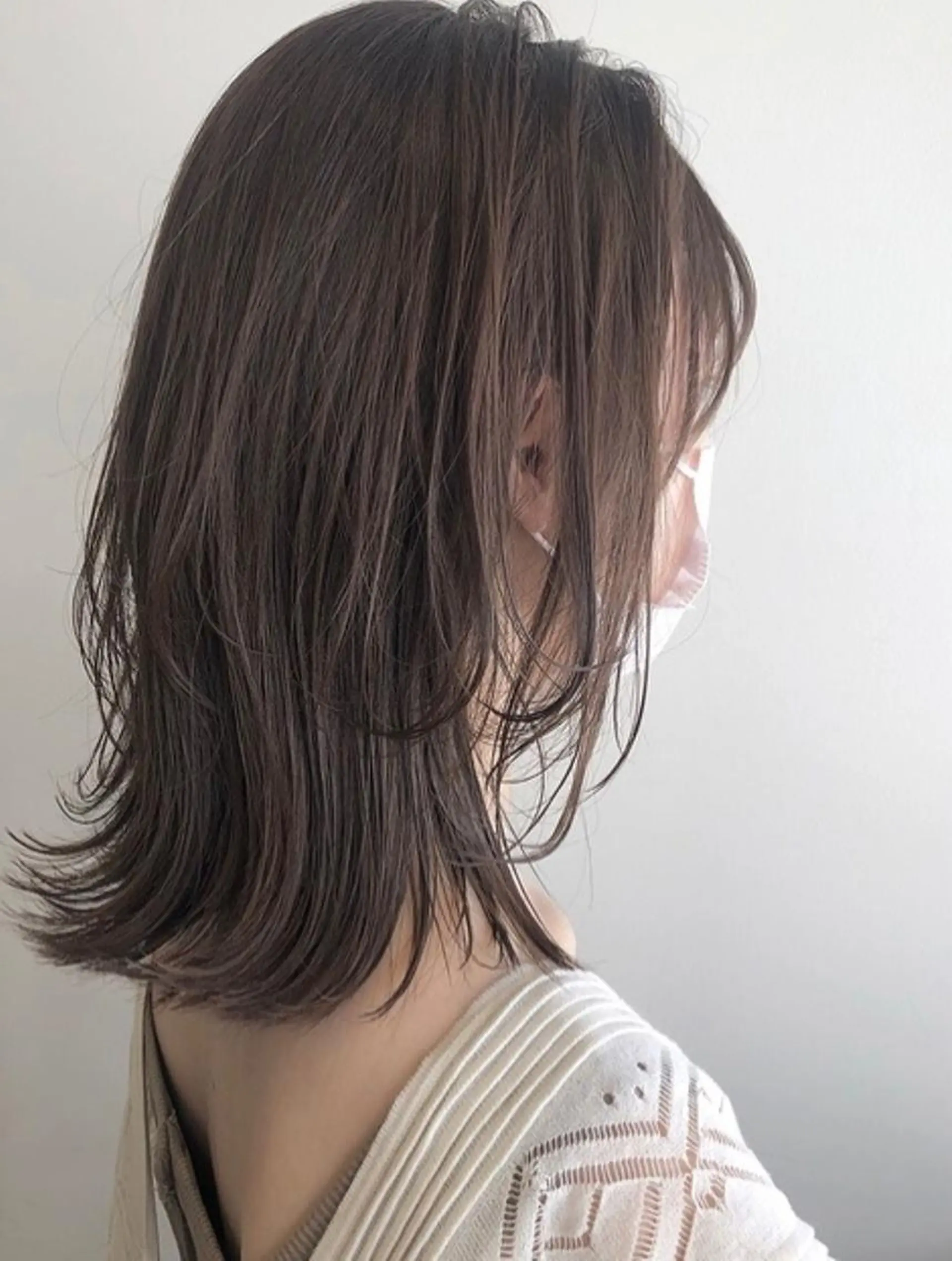 セミロング レイヤー／似合わせ TAKUYAのヘアスタイル