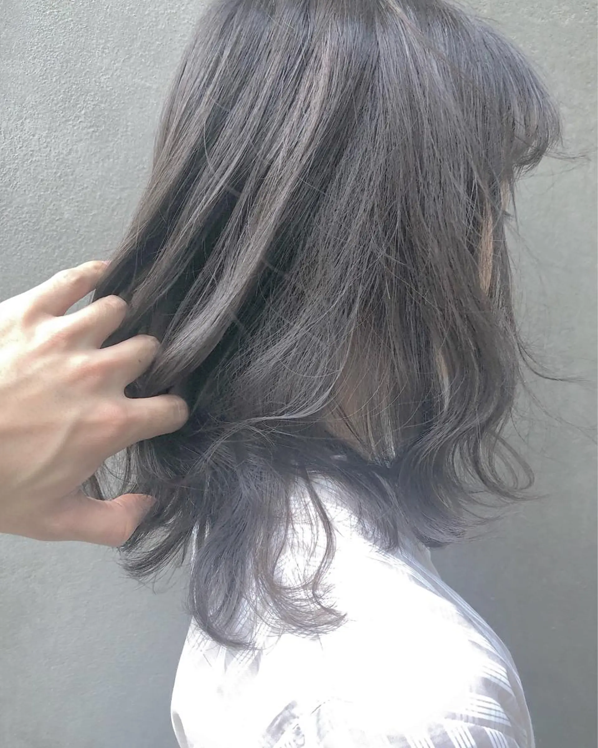 ミディアム カラー 店長 小池アキトのヘアスタイル