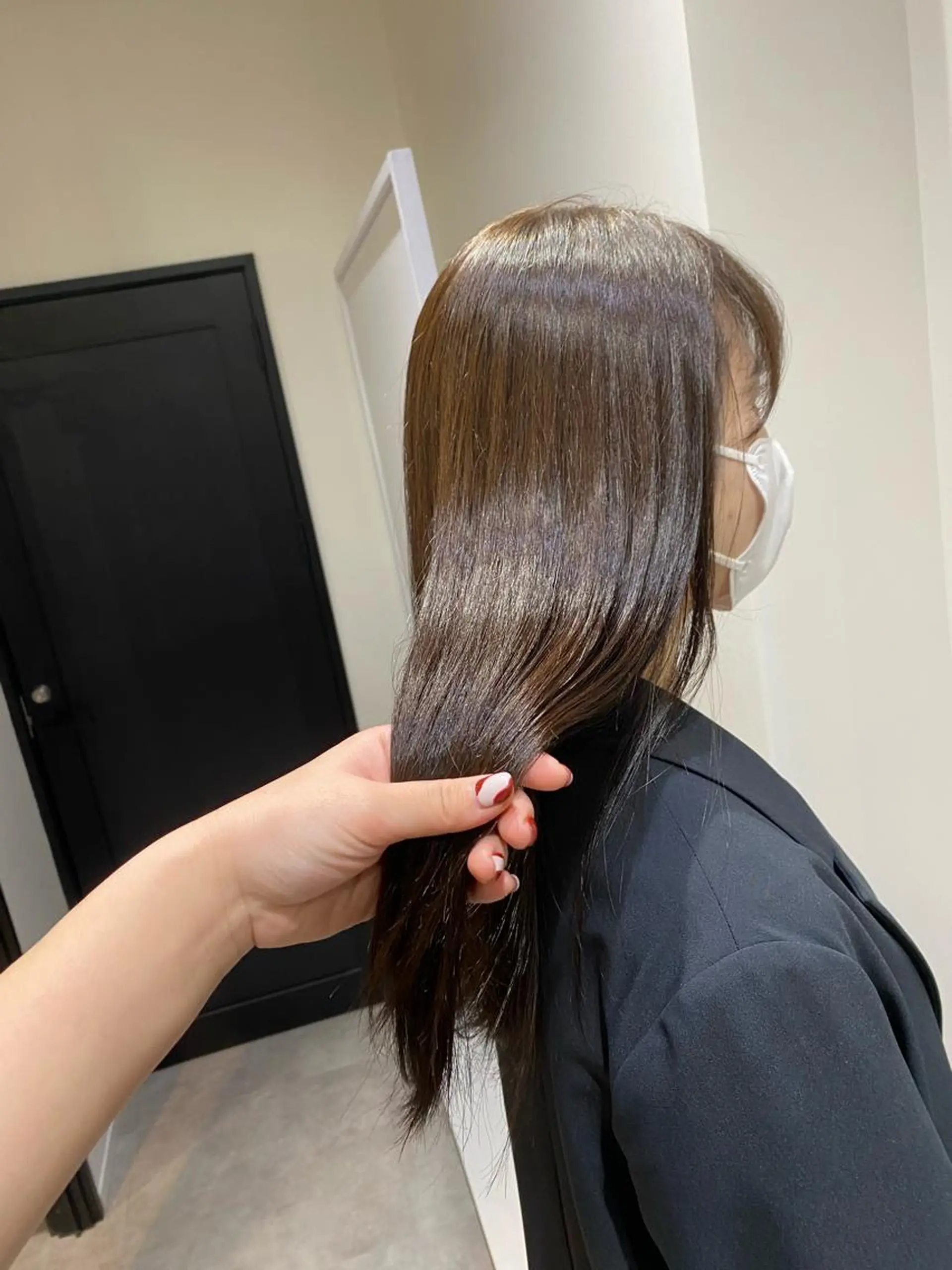 ロング カラー ブラウンカラー トリートメント カット ヘアカラー トリートメント 🍑艶髪✖️暖色系 ✨momoka🍑のヘアスタイル