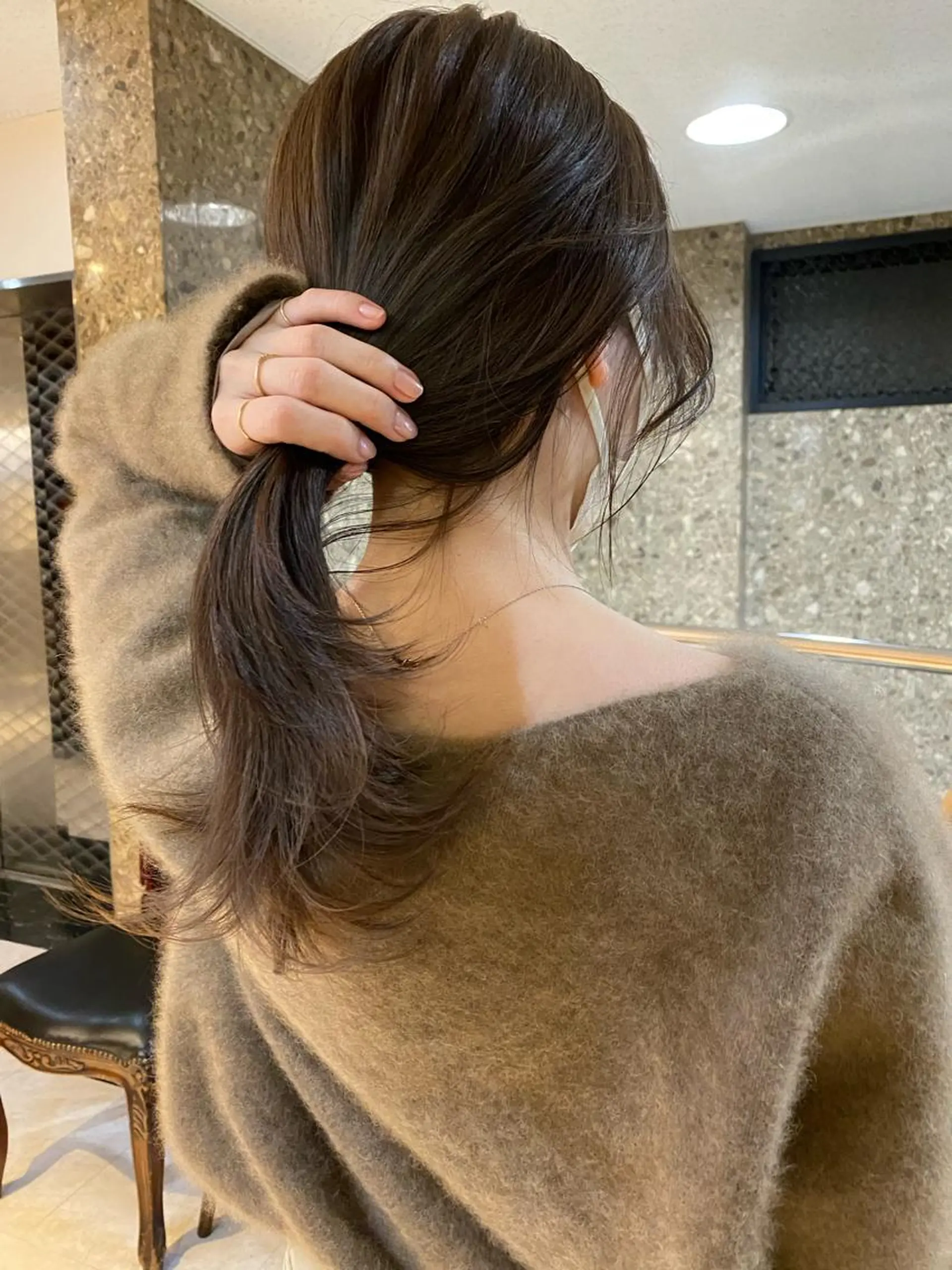 セミロング カラー カット ヘアカラー トリートメント Pia/KIRIA /福岡美容室のヘアスタイル