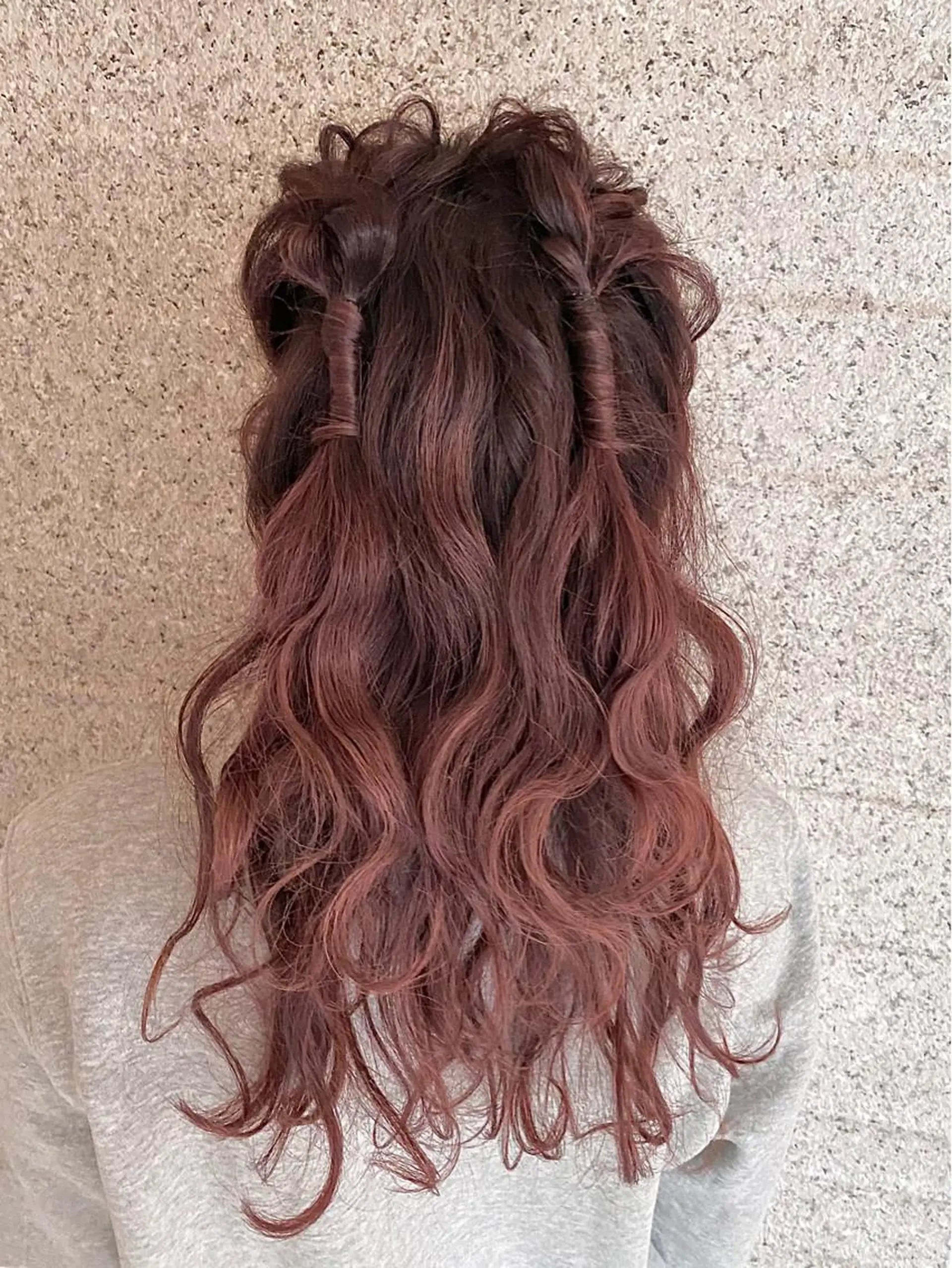 ロング ヘアアレンジ 谷町/Le'a /竹原しおなのヘアスタイル