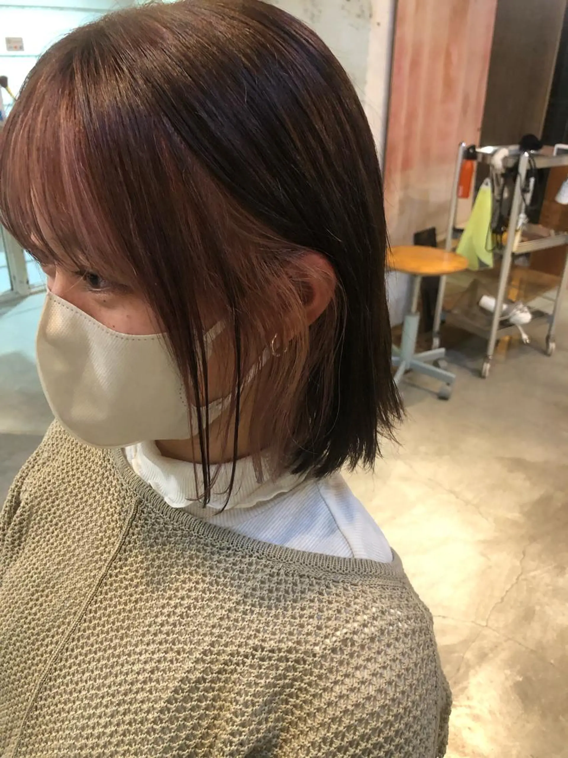カラー 竹内 絢香のヘアスタイル