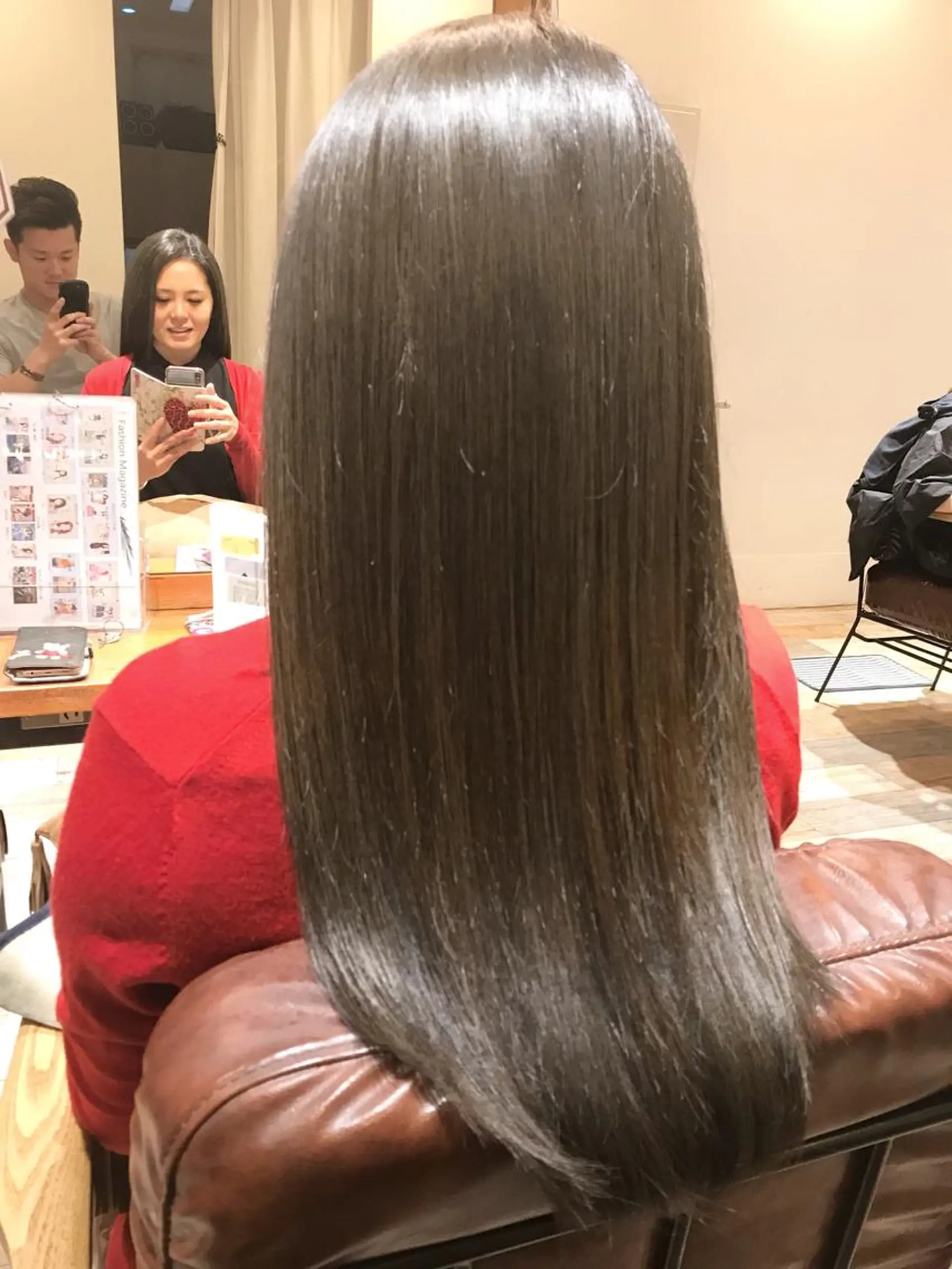 ミディアム カラー シールエクステ⭐️ オオミタクヤのヘアスタイル