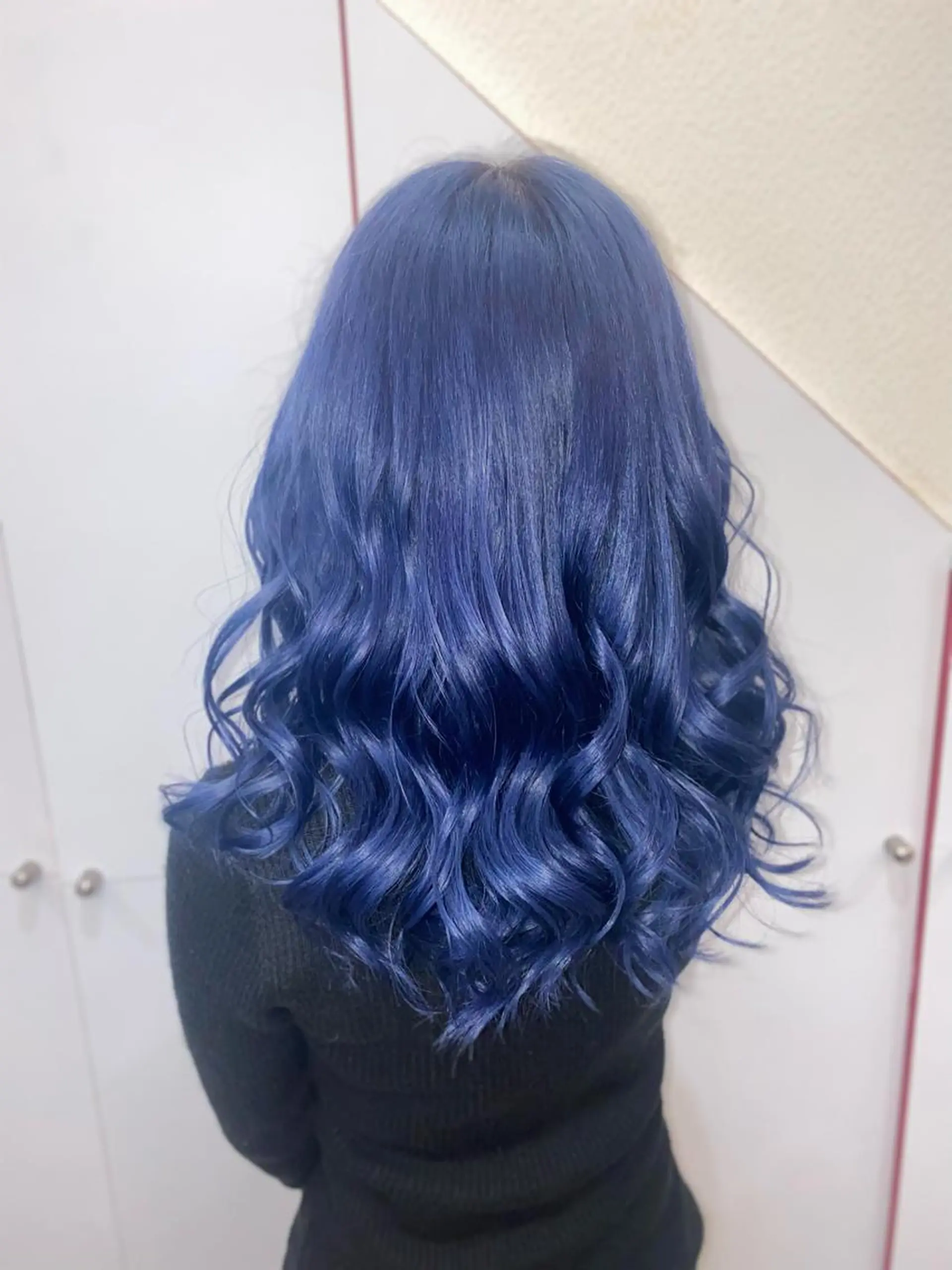 セミロング ヘアカラー ゆぴ☾‪/推しカラー /ハイトーンのヘアスタイル