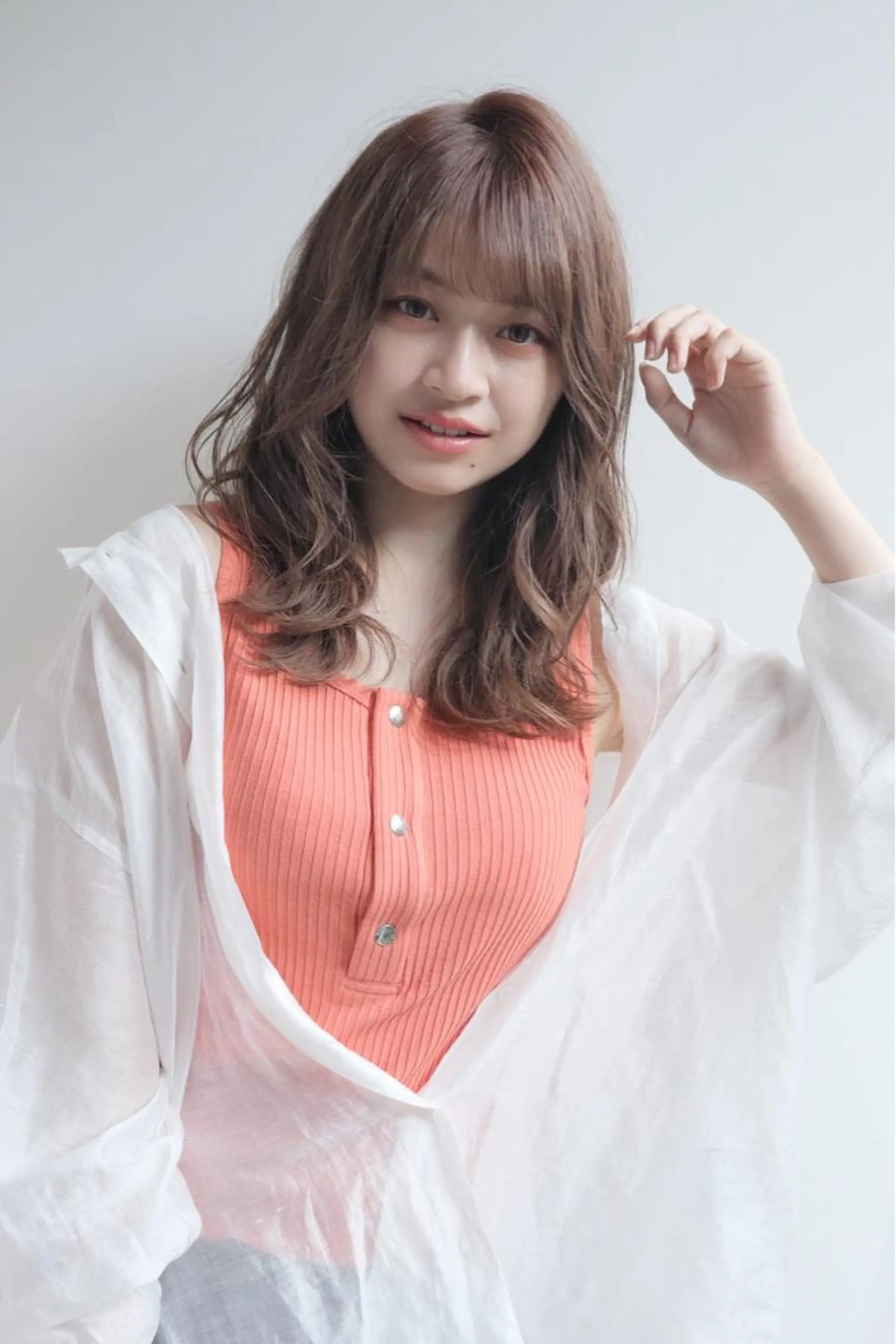 ロング カット ヘアカラー トリートメント レイヤーカット /透明感カラー西田のヘアスタイル