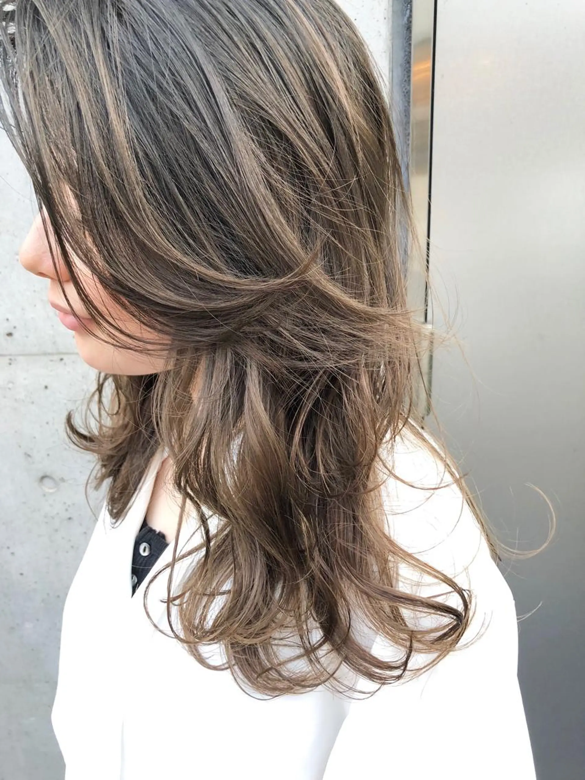 ロング カラー 似合わせ専門美容師 なかじまのヘアスタイル