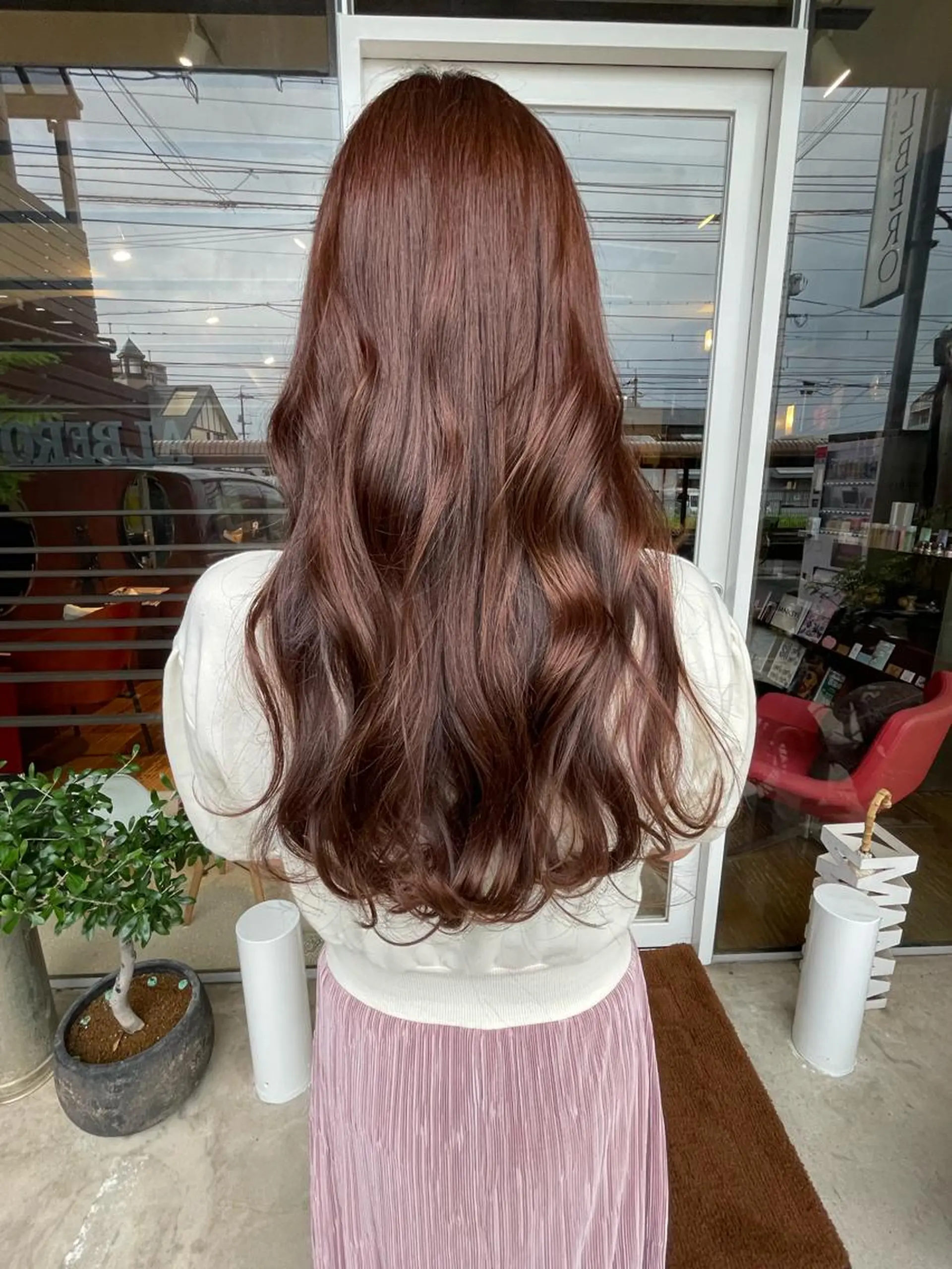 ロング カラー 日高 香織のヘアスタイル