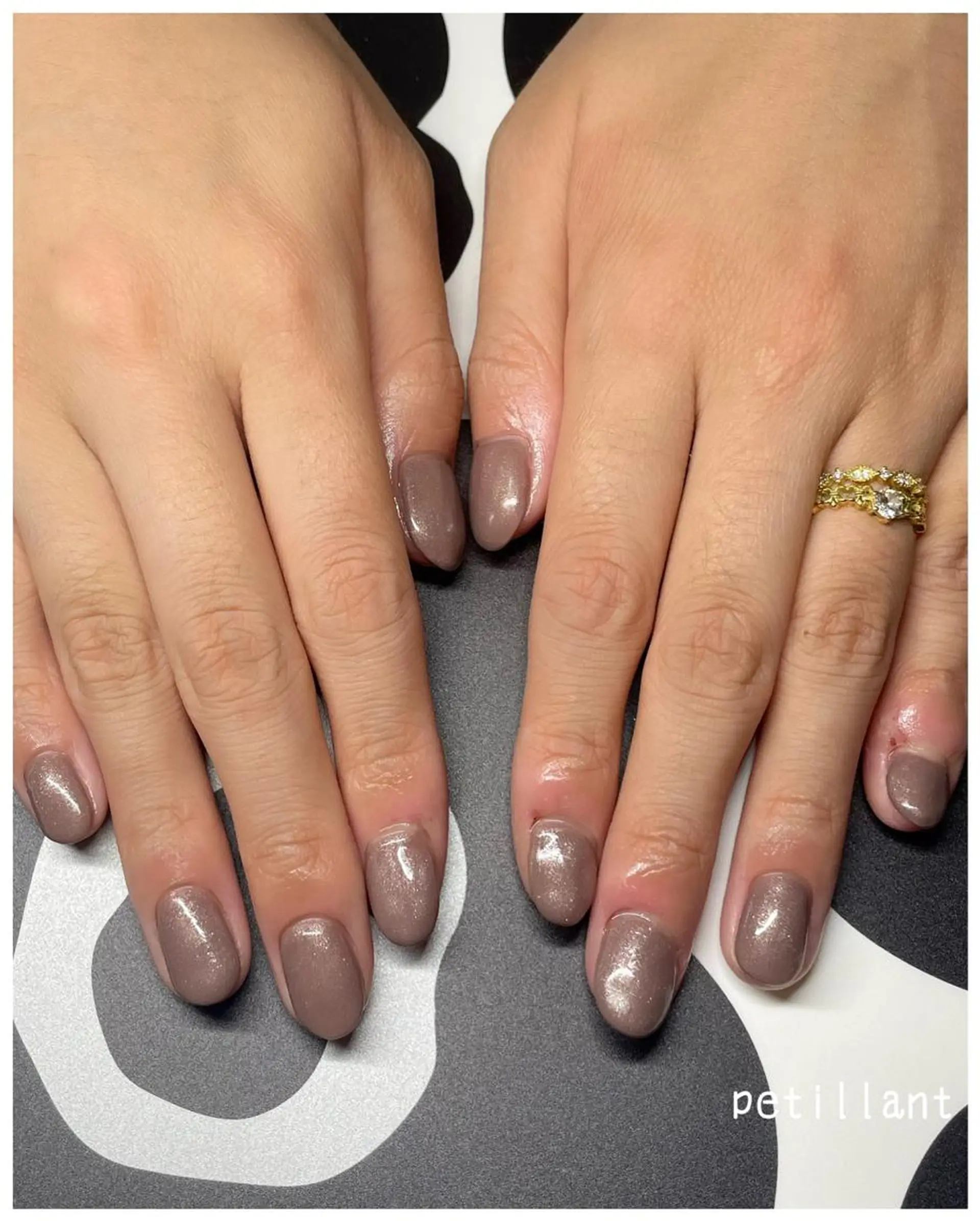 ネイル 長さ出し ハンドネイル ハンドケア nail salon petillantのネイルデザイン