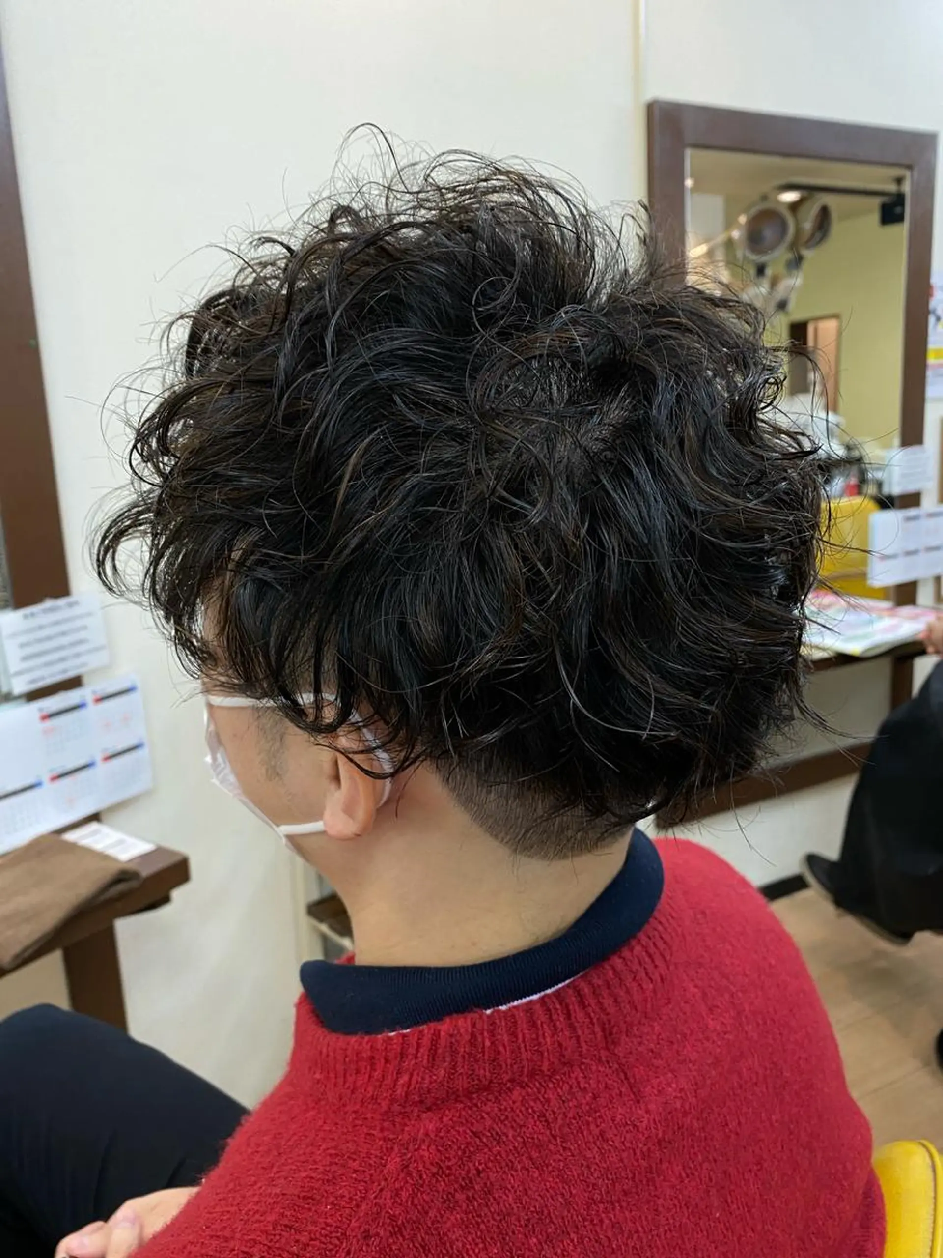 ショート パーマ メンズ メンズパーマ スパイラルパーマ 寺澤 🌈祐のヘアスタイル