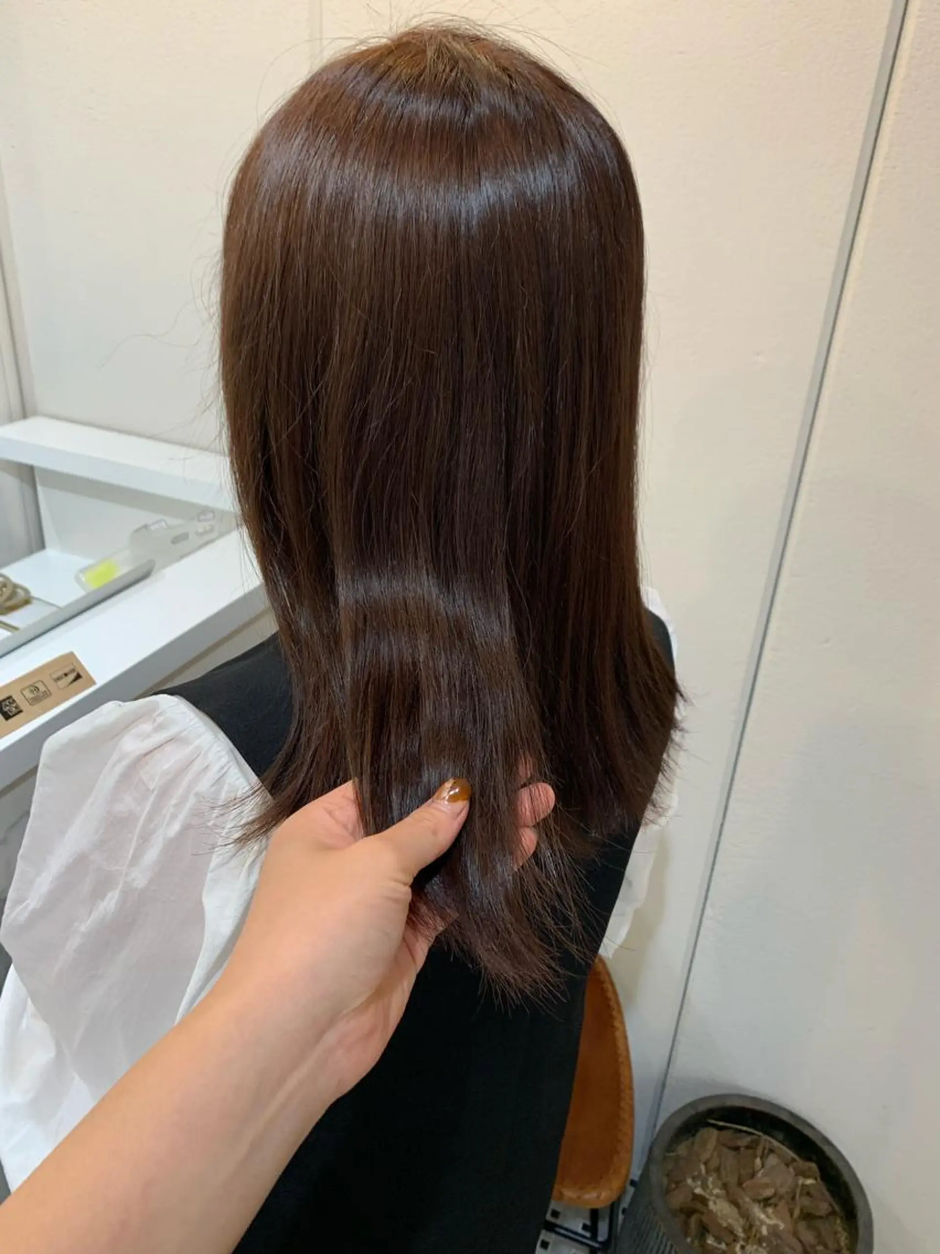 セミロング カラー 中沢梨々花 🎀透明感カラーのヘアスタイル