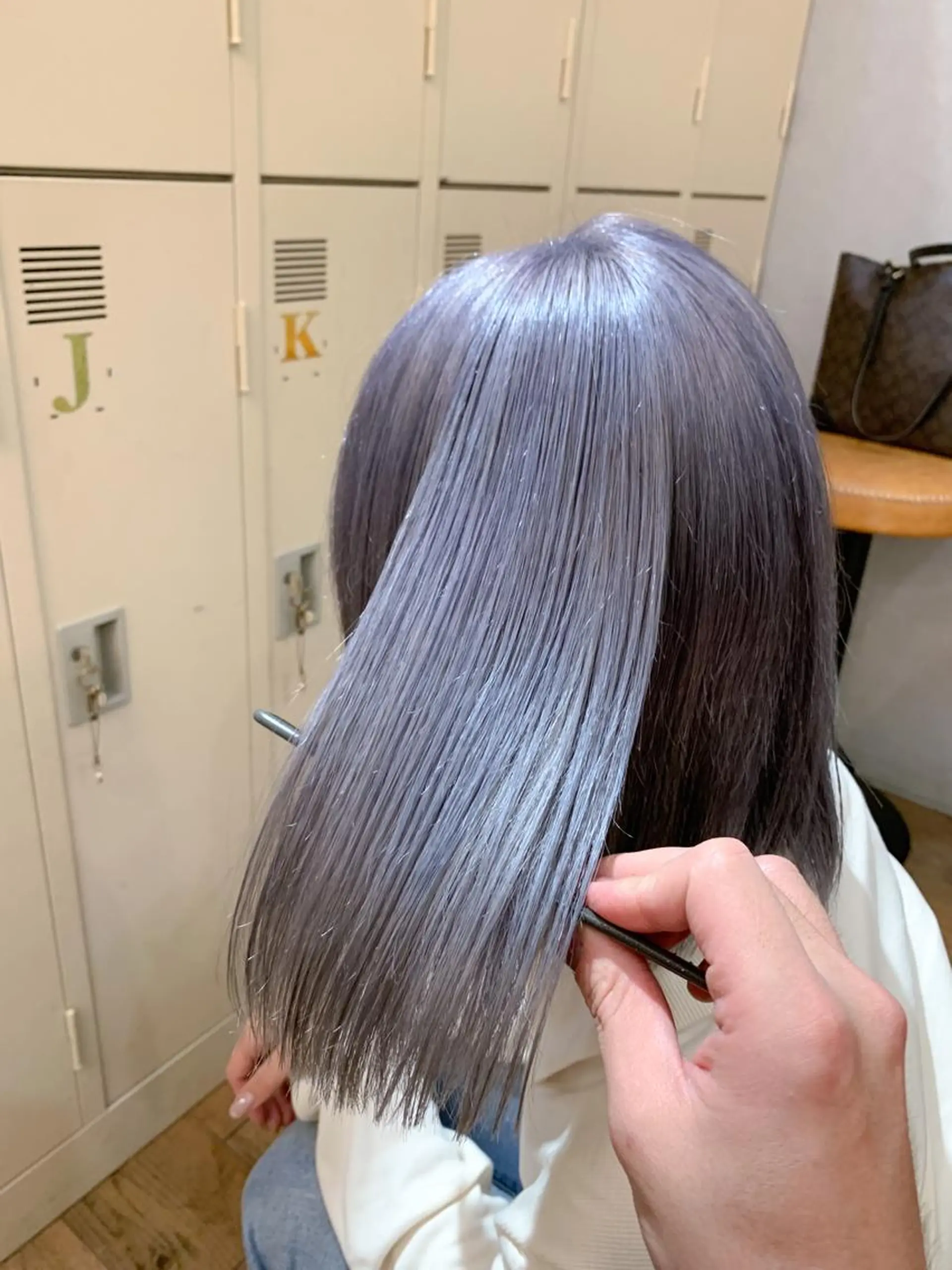 ショート カラー ラベンダーカラー ラベンダーグレー ヘアカラー 🌈 DAIKI 🌈のヘアスタイル