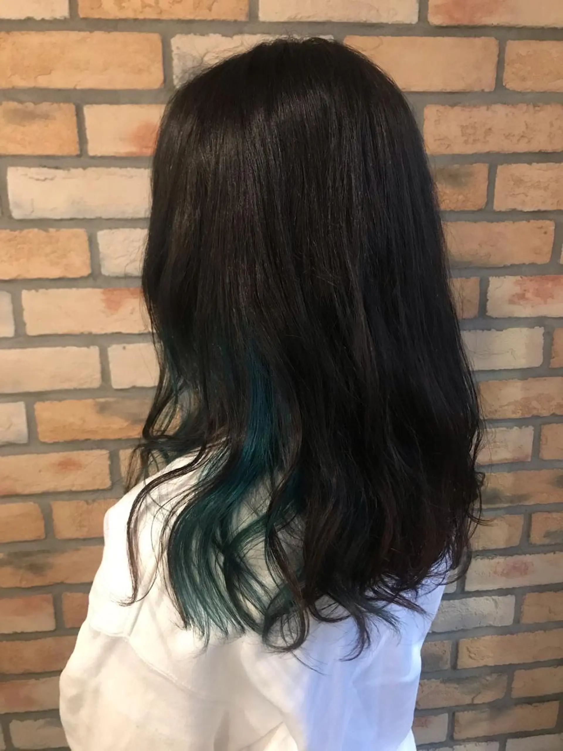 ロング カラー ヘアアレンジ インナーカラー 烏山 達也のヘアスタイル