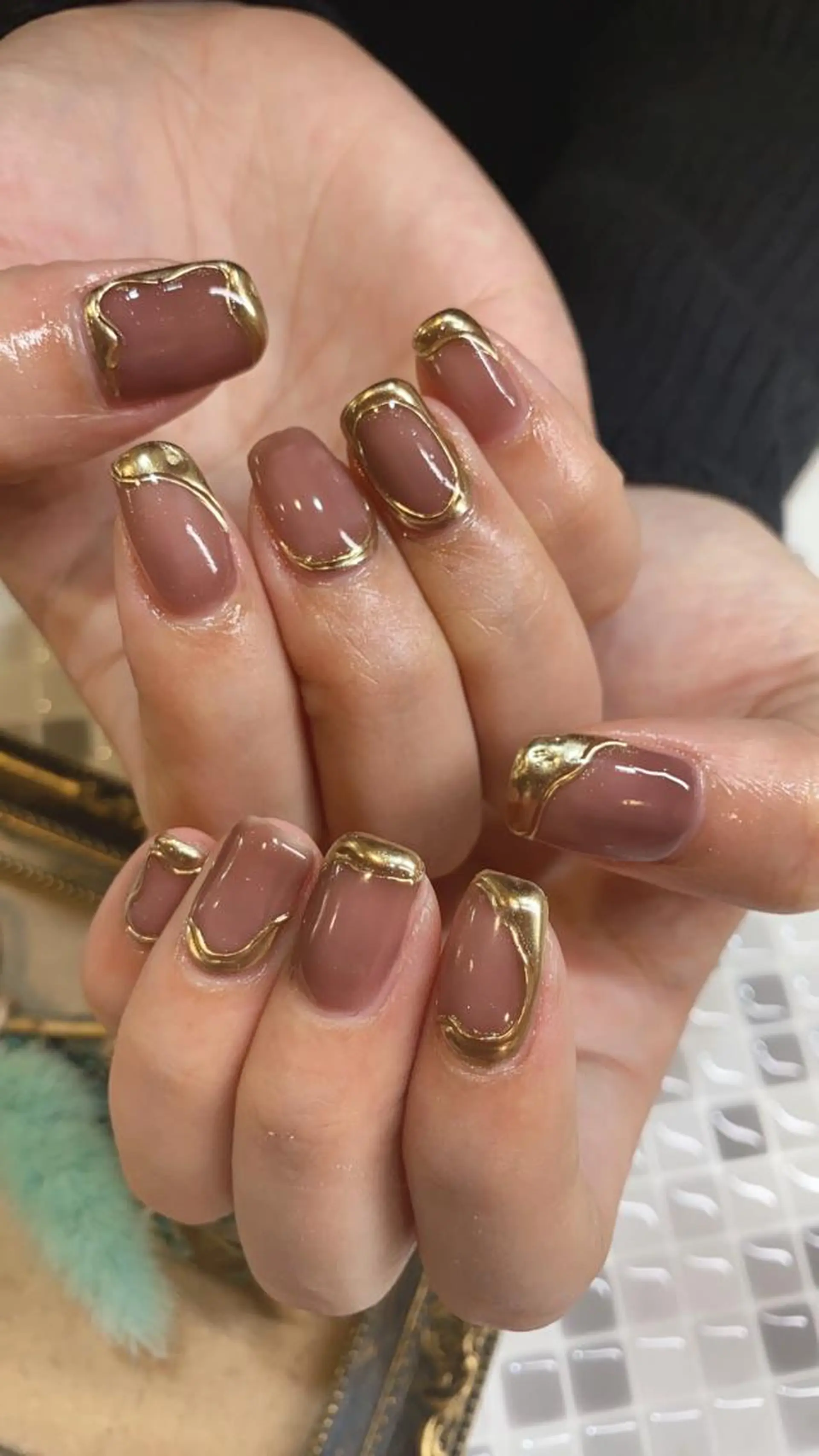 ネイル ミラーネイル nailist yuiのネイルデザイン